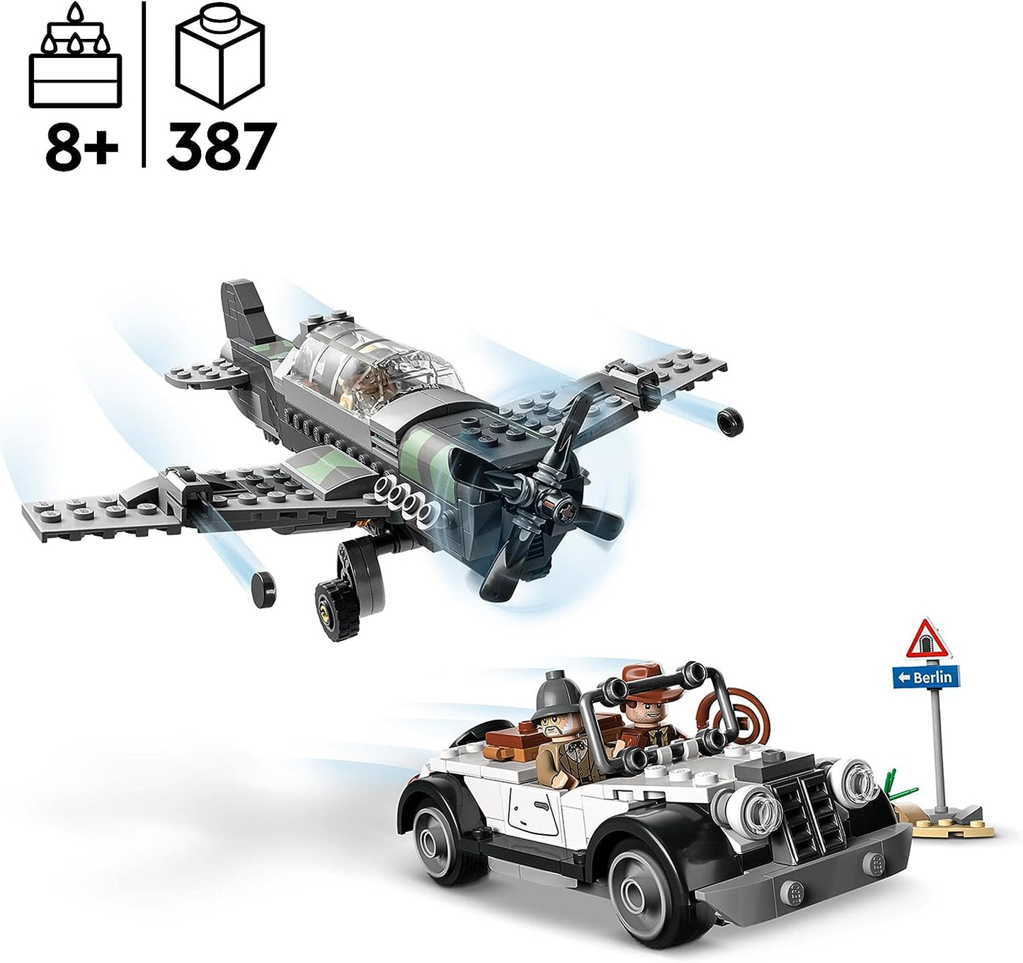LEGO Indiana Jones 77012 Persecución del Caza