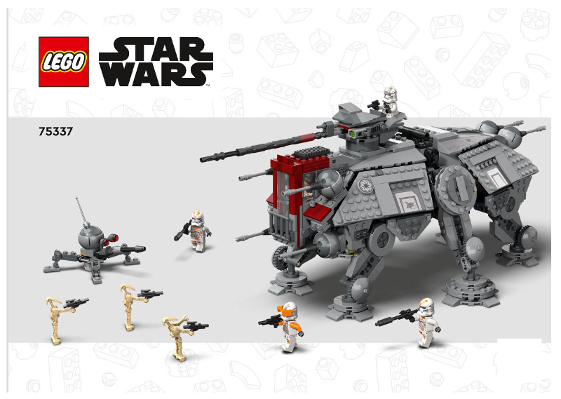 LEGO Star Wars 75337 Caminante AT-TE con Comandante Cody
