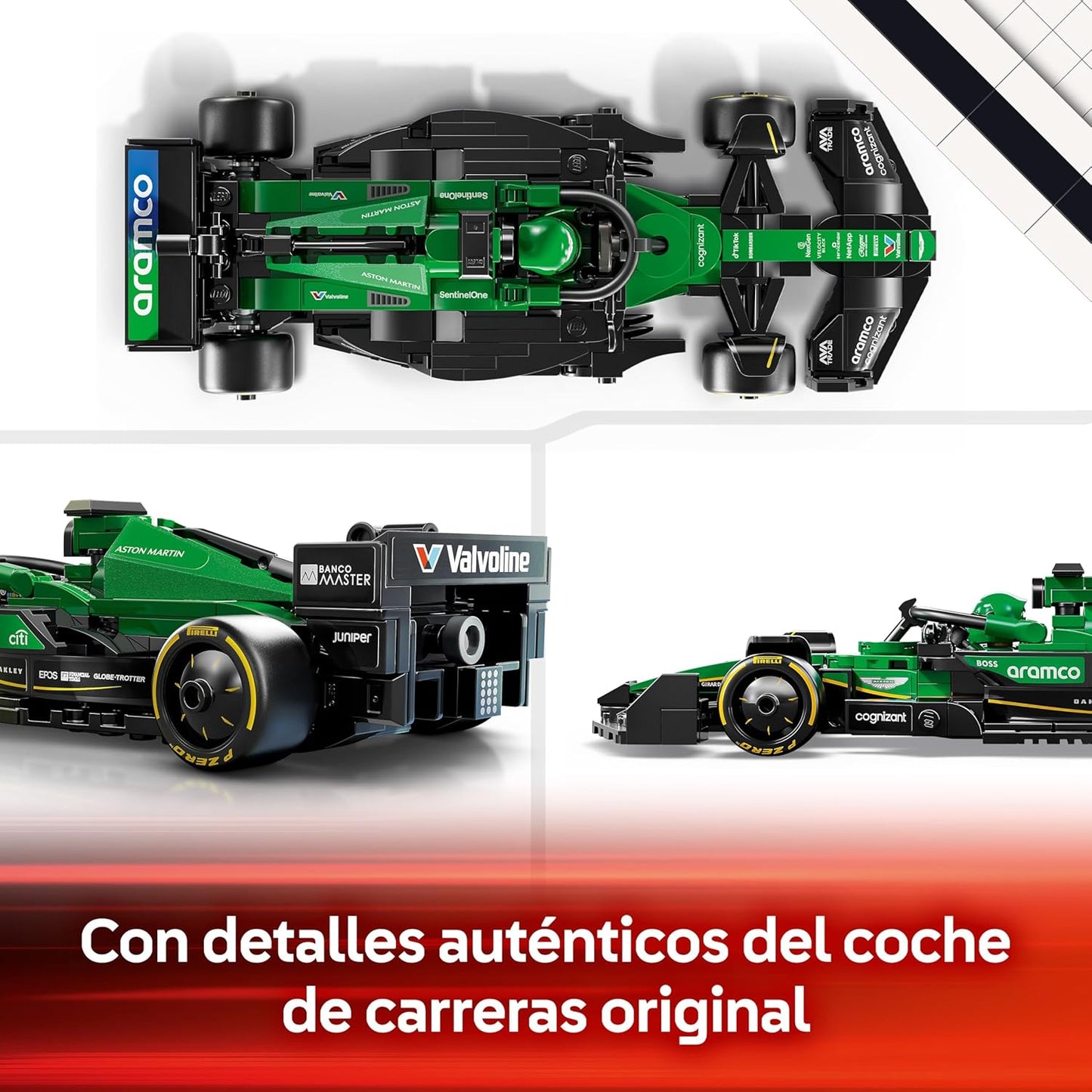 LEGO Speed Champions 77245 Coche de Carreras Aston Martin Aramco F1® AMR24
