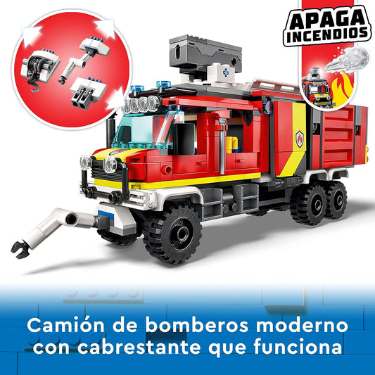 LEGO City 60374 Unidad Móvil de Control de Incendios - Jordan Bricks