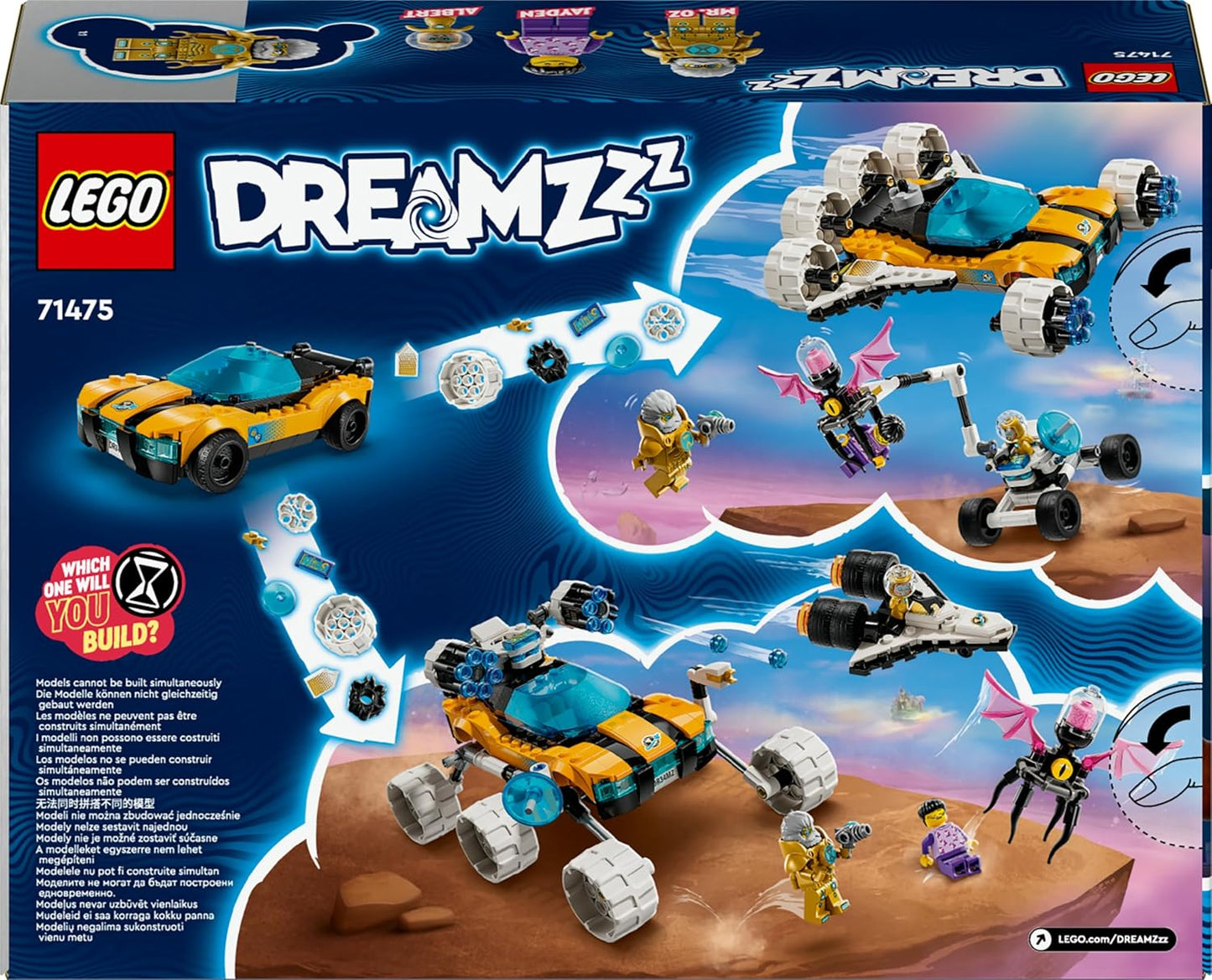 LEGO DreamZzz 71475 Coche espacial del Sr. Oz