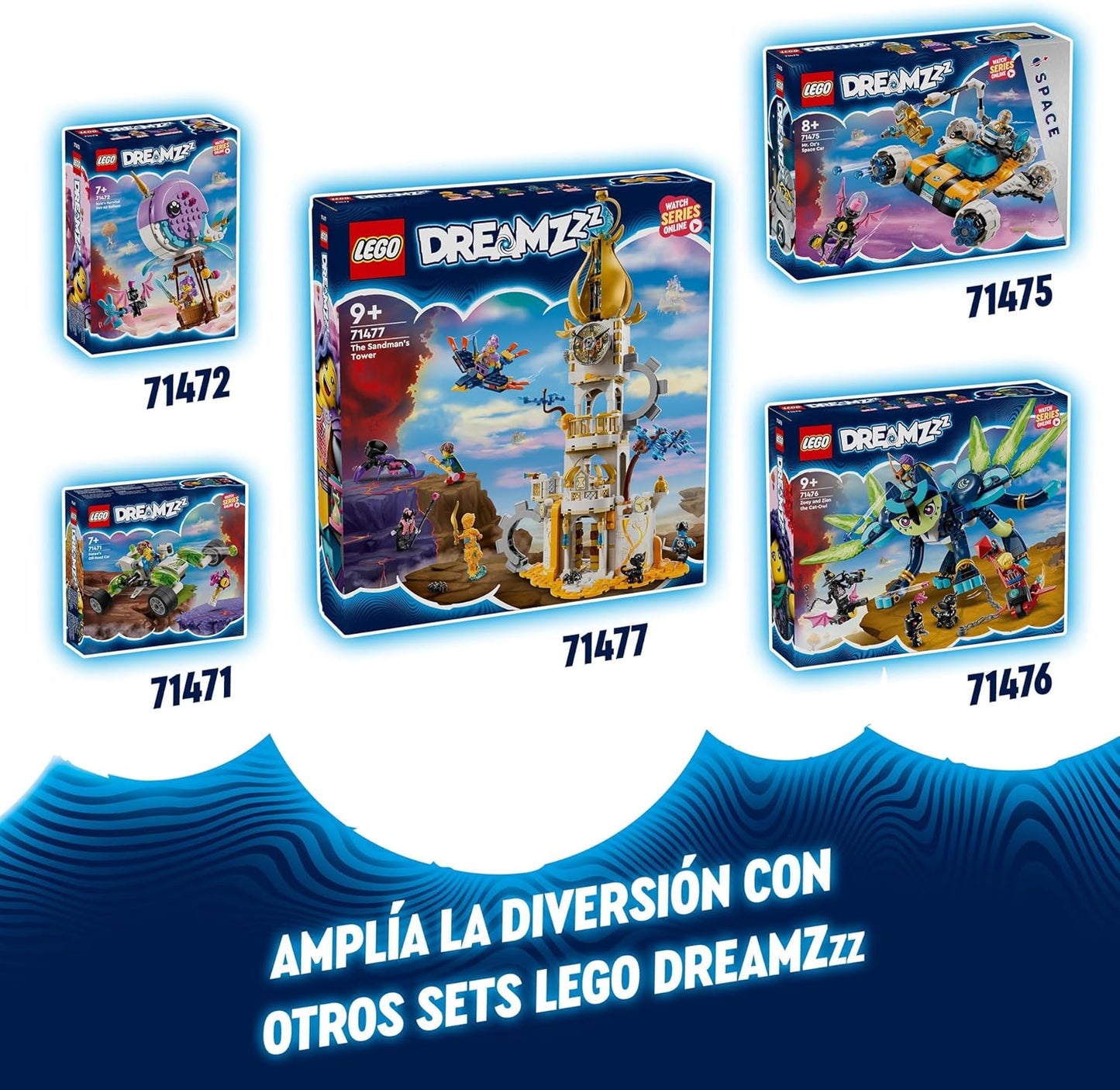 LEGO DreamZzz 71475 Coche espacial del Sr. Oz