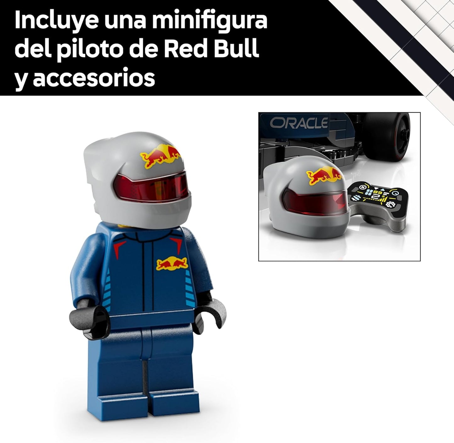 LEGO SPEED CHAMPIONS 77243 Coche de Carreras Oracle Red Bull Racing RB20 F1