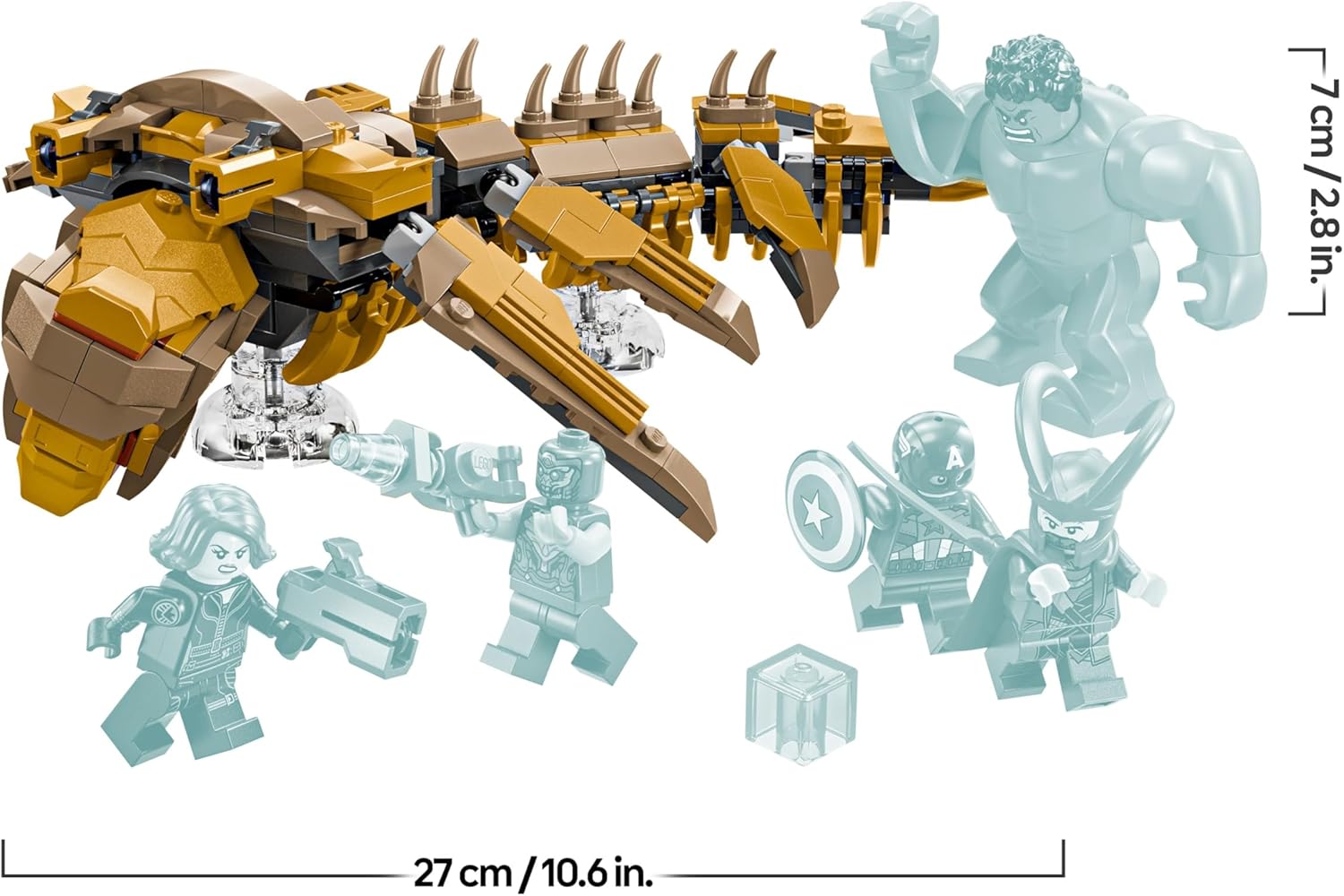 LEGO Marvel 76290 Vengadores vs Leviatán - Jordan Bricks