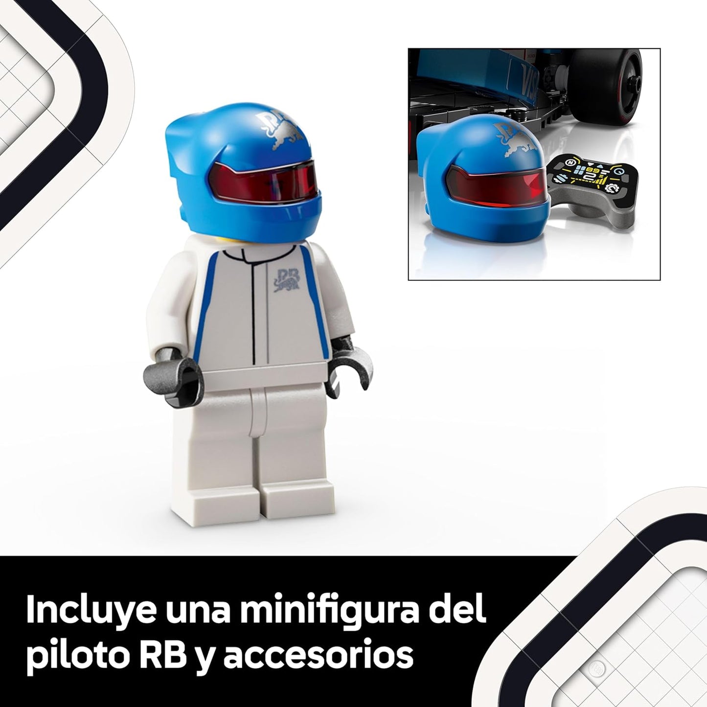 LEGO Speed Champions 77246 Coche de Carreras Visa Cash App RB VCARB 01 F1