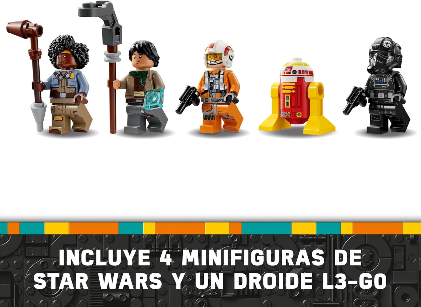 LEGO Star Wars 75393 Caza TIE y Ala-X Fusionados