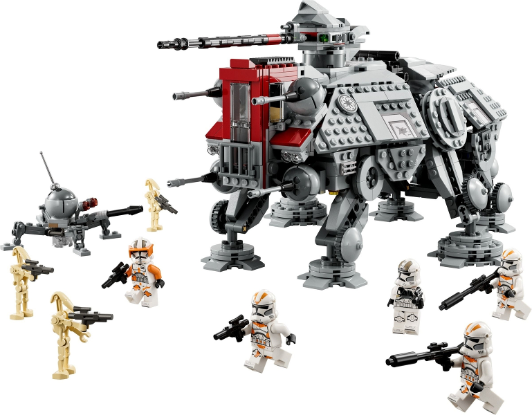 LEGO Star Wars 75337 Caminante AT-TE con Comandante Cody