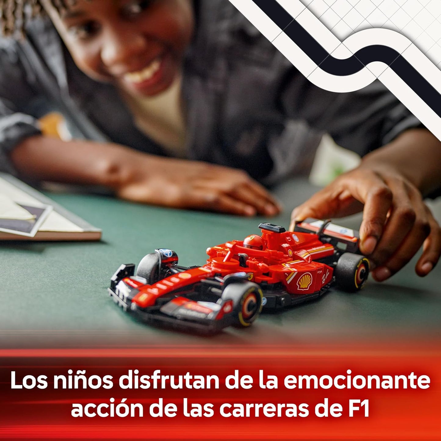 LEGO SPEED CHAMPIONS 77242 Coche de Carreras Ferrari SF-24 F1