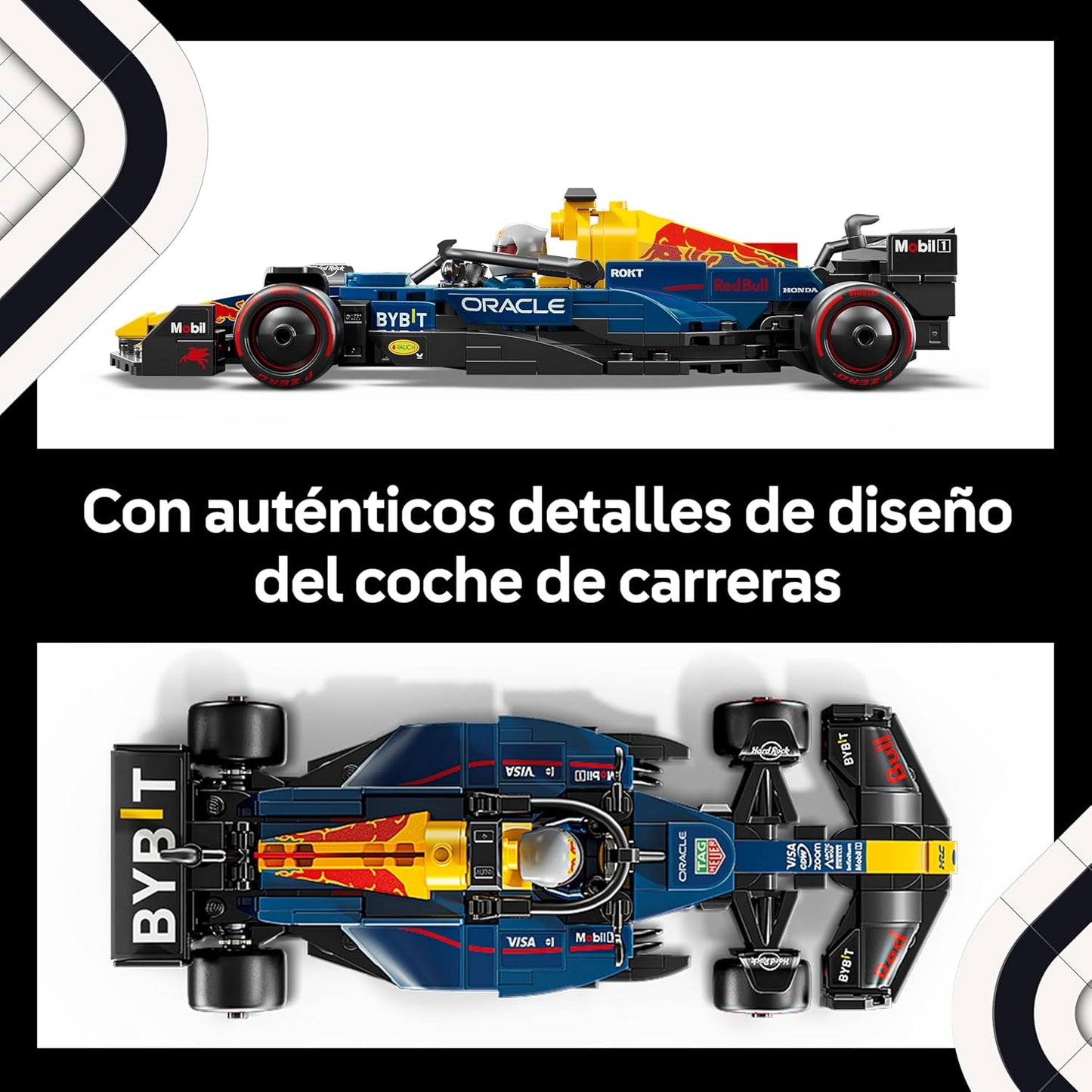 LEGO SPEED CHAMPIONS 77243 Coche de Carreras Oracle Red Bull Racing RB20 F1
