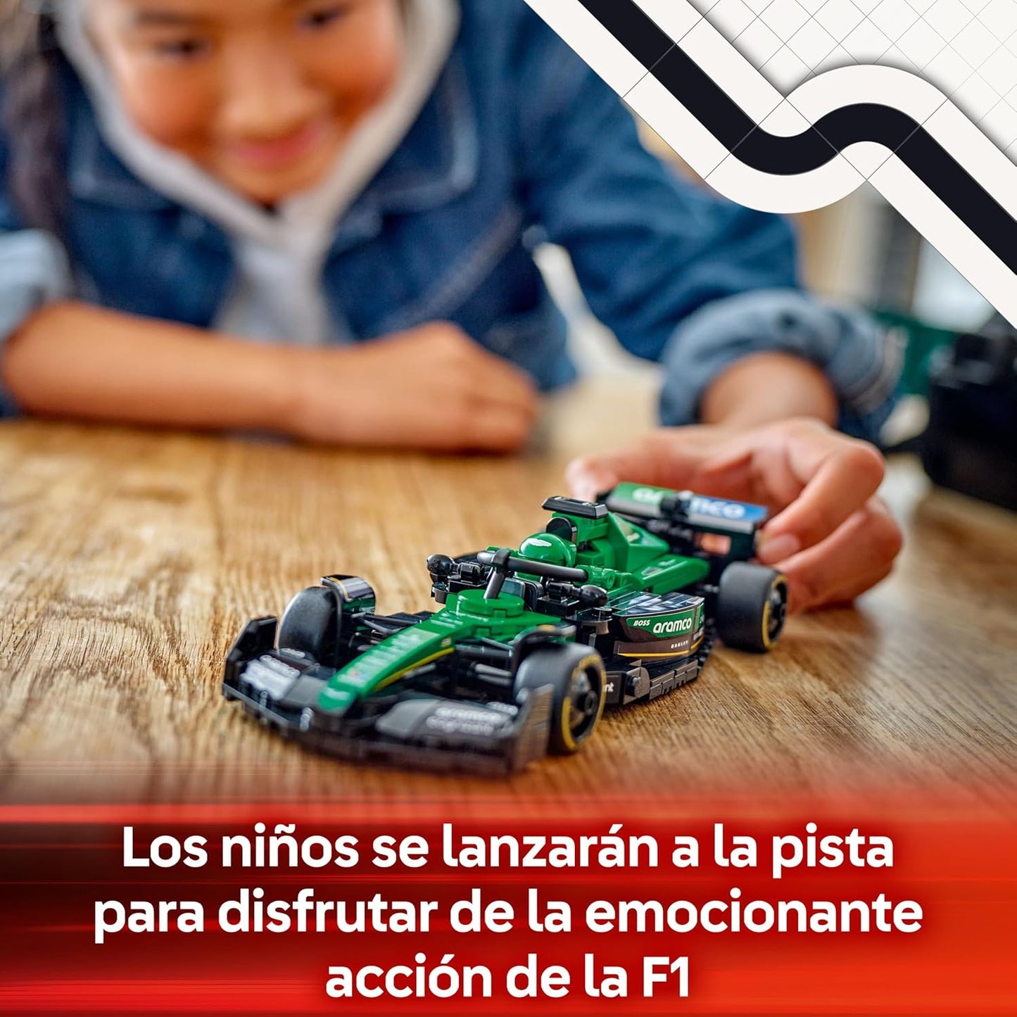 LEGO Speed Champions 77245 Coche de Carreras Aston Martin Aramco F1® AMR24
