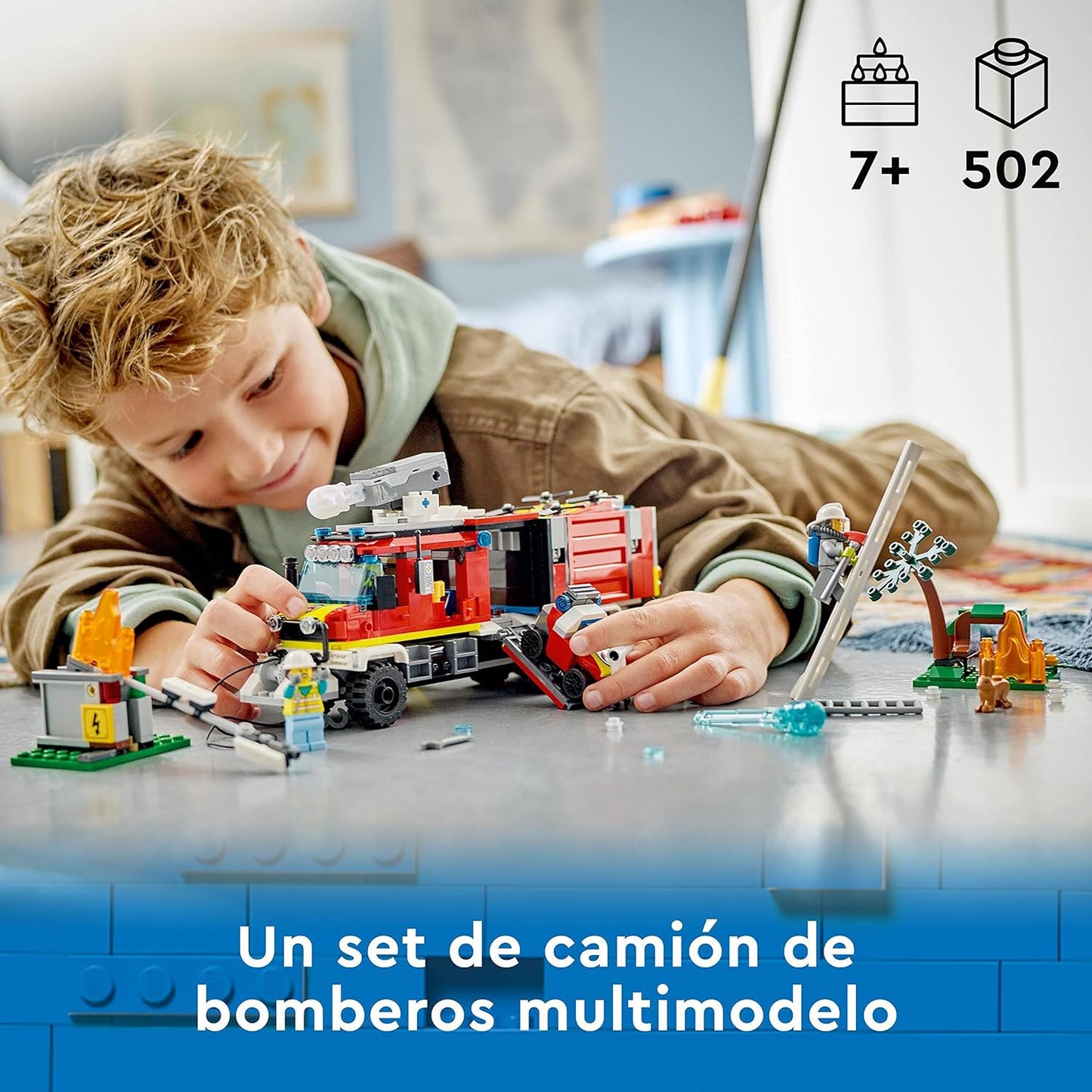 LEGO City 60374 Unidad Móvil de Control de Incendios