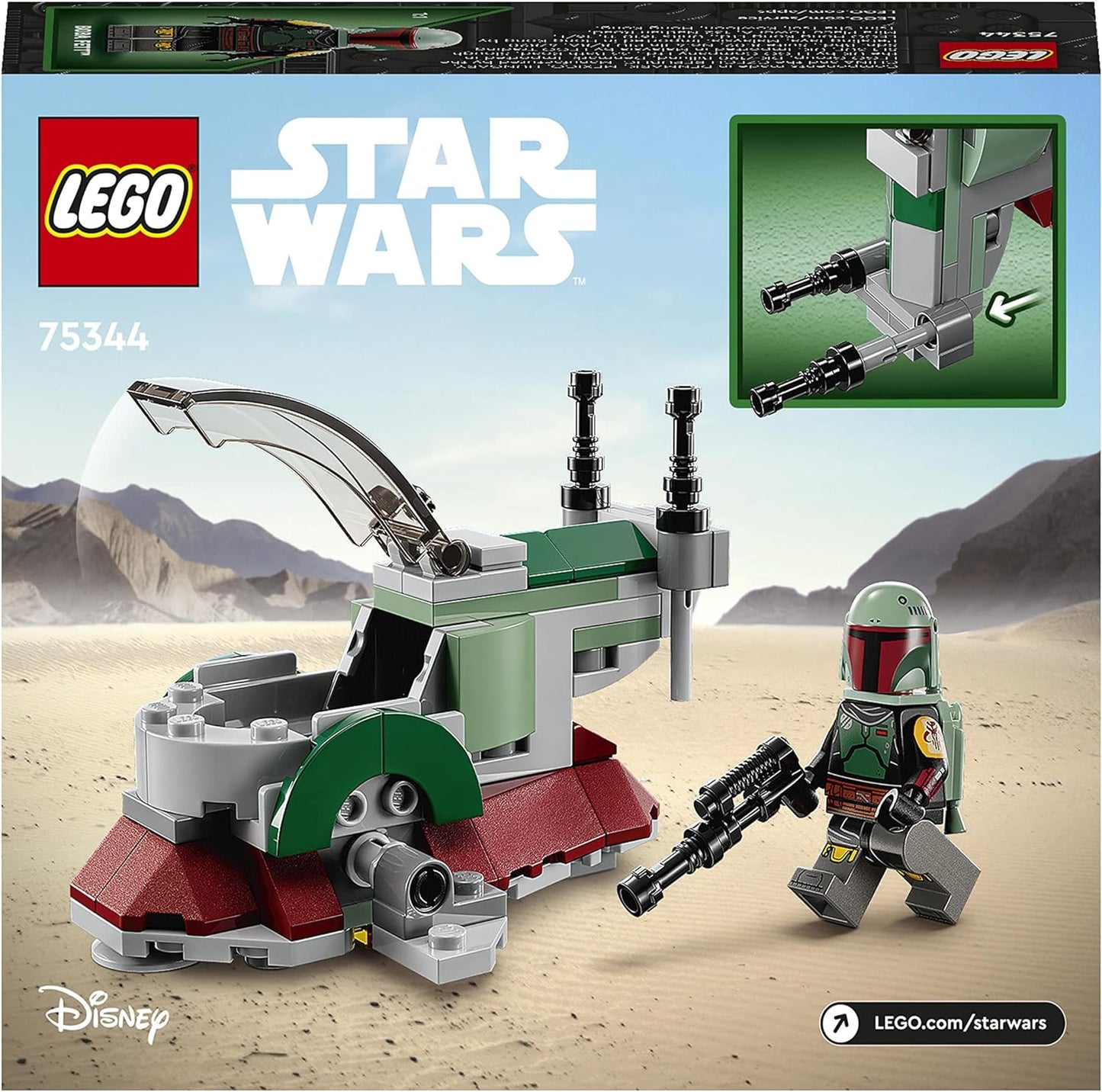 LEGO Star Wars 75344 Microfighter: Nave Estelar de Boba Fett