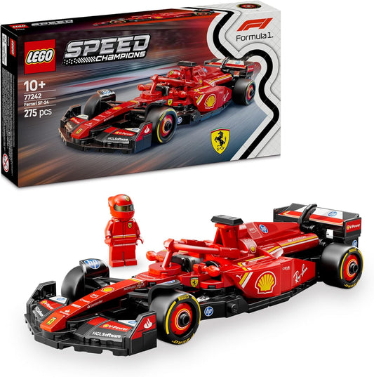 LEGO SPEED CHAMPIONS 77242 Coche de Carreras Ferrari SF-24 F1