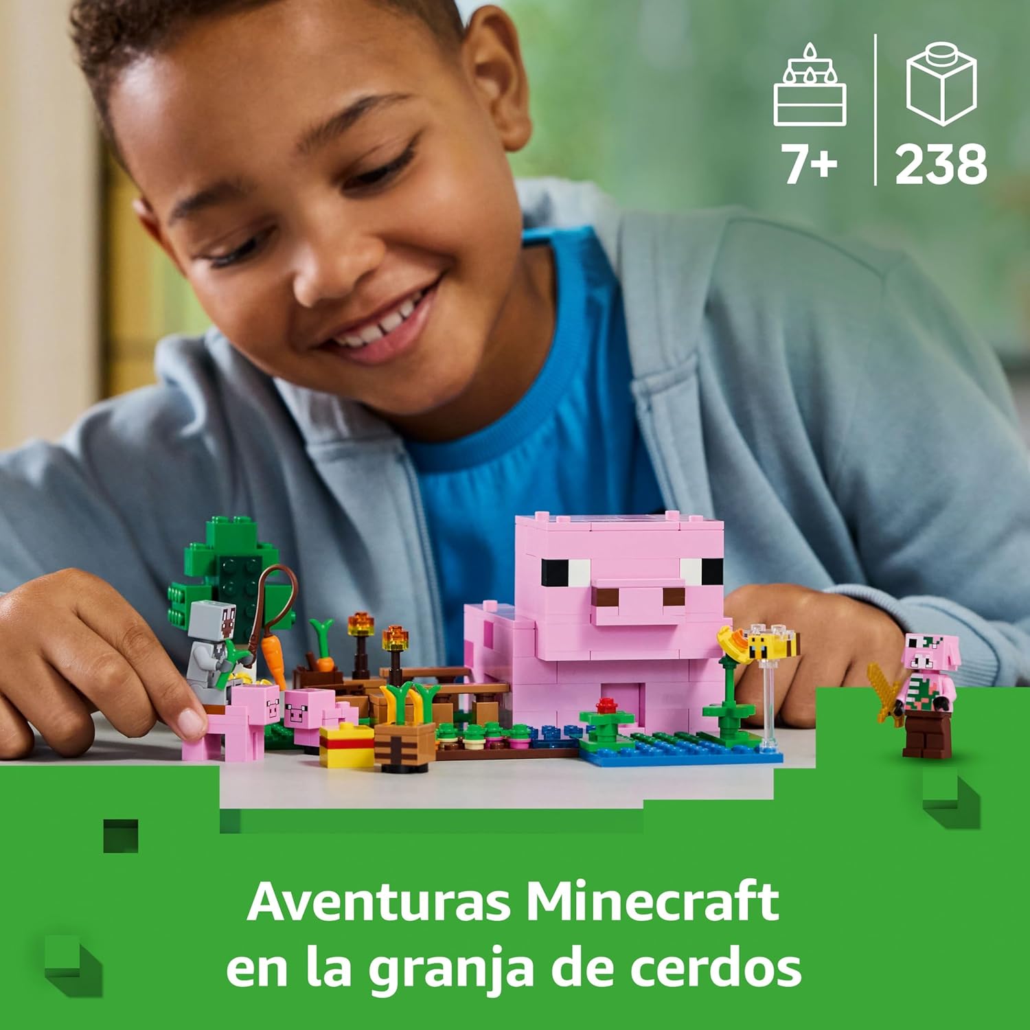 LEGO Minecraft 21268 La casa-cerdo bebe - Jordan Bricks