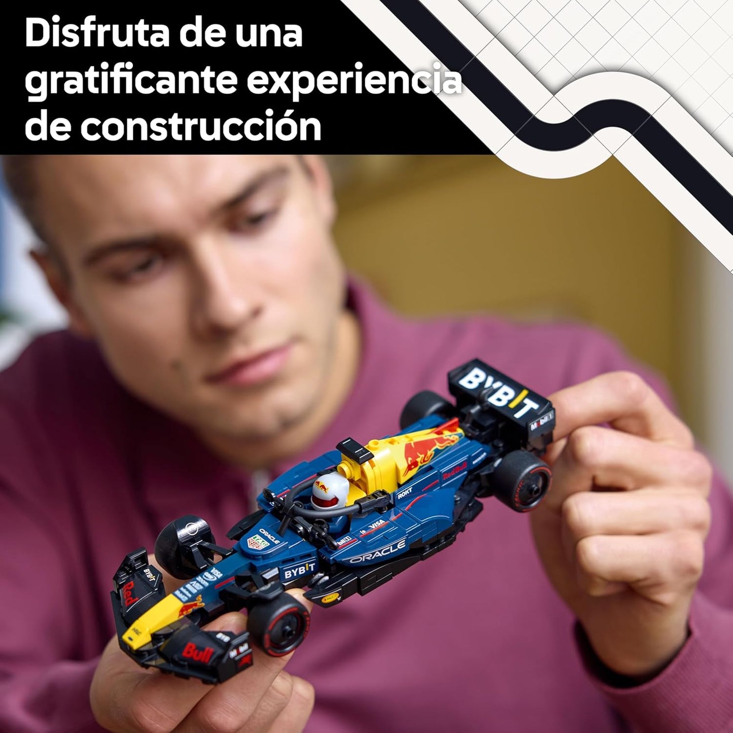 LEGO SPEED CHAMPIONS 77243 Coche de Carreras Oracle Red Bull Racing RB20 F1