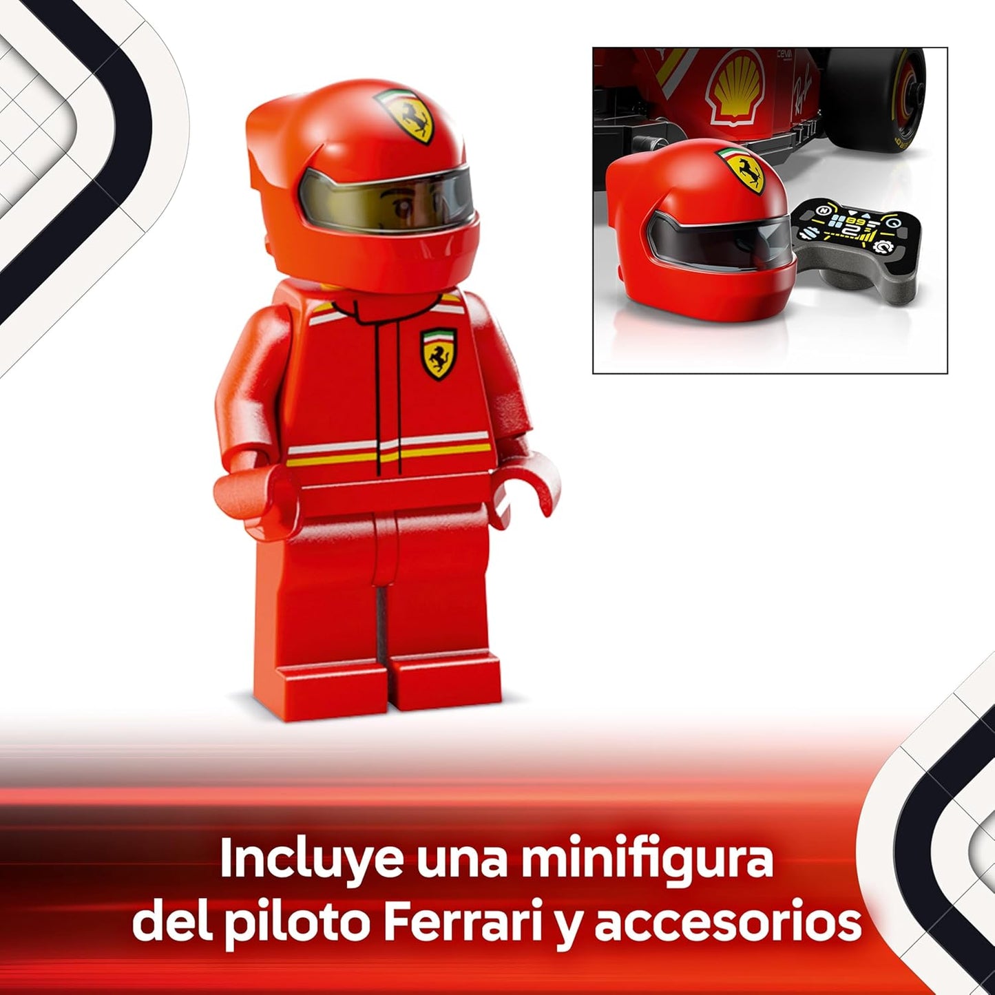 LEGO SPEED CHAMPIONS 77242 Coche de Carreras Ferrari SF-24 F1