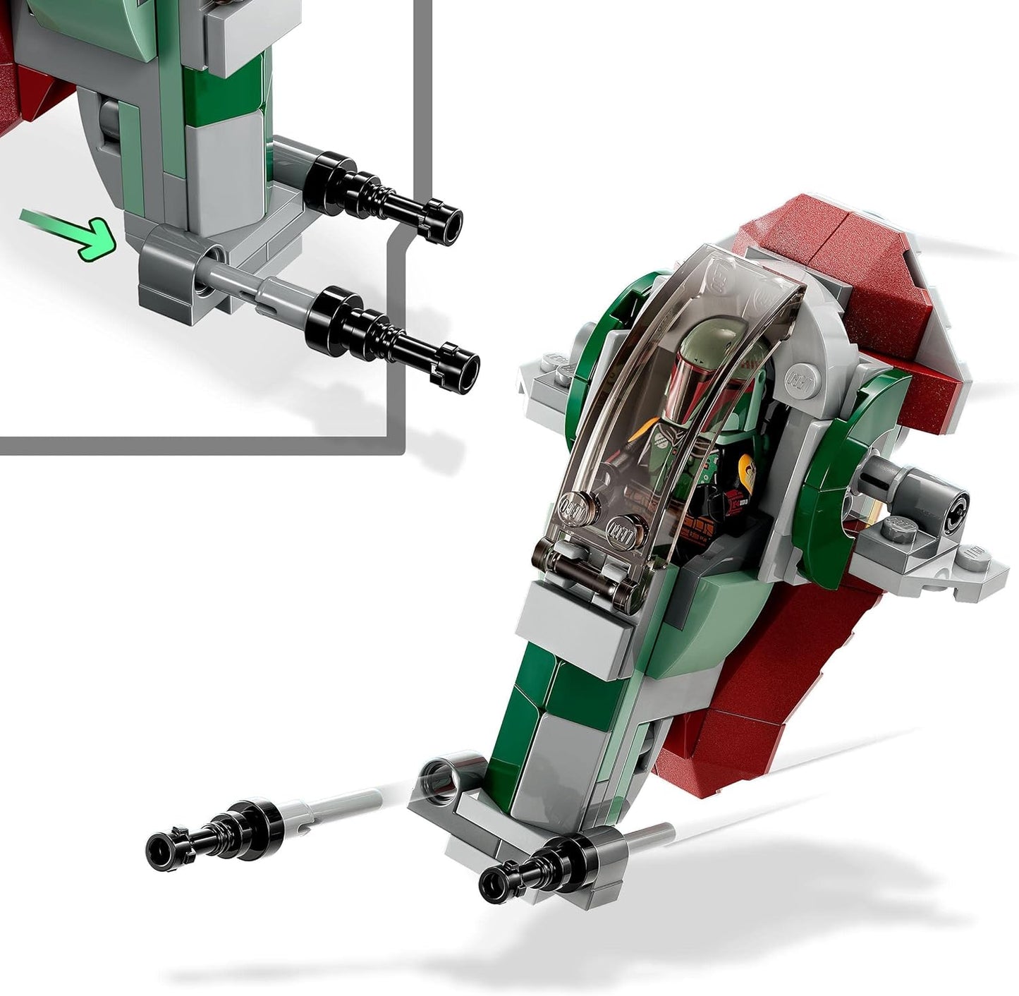 LEGO Star Wars 75344 Microfighter: Nave Estelar de Boba Fett