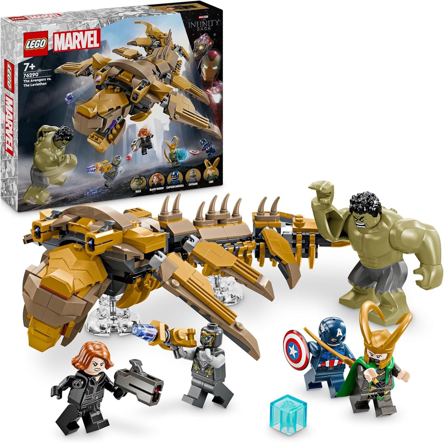 LEGO Marvel 76290 Vengadores vs Leviatán - Jordan Bricks