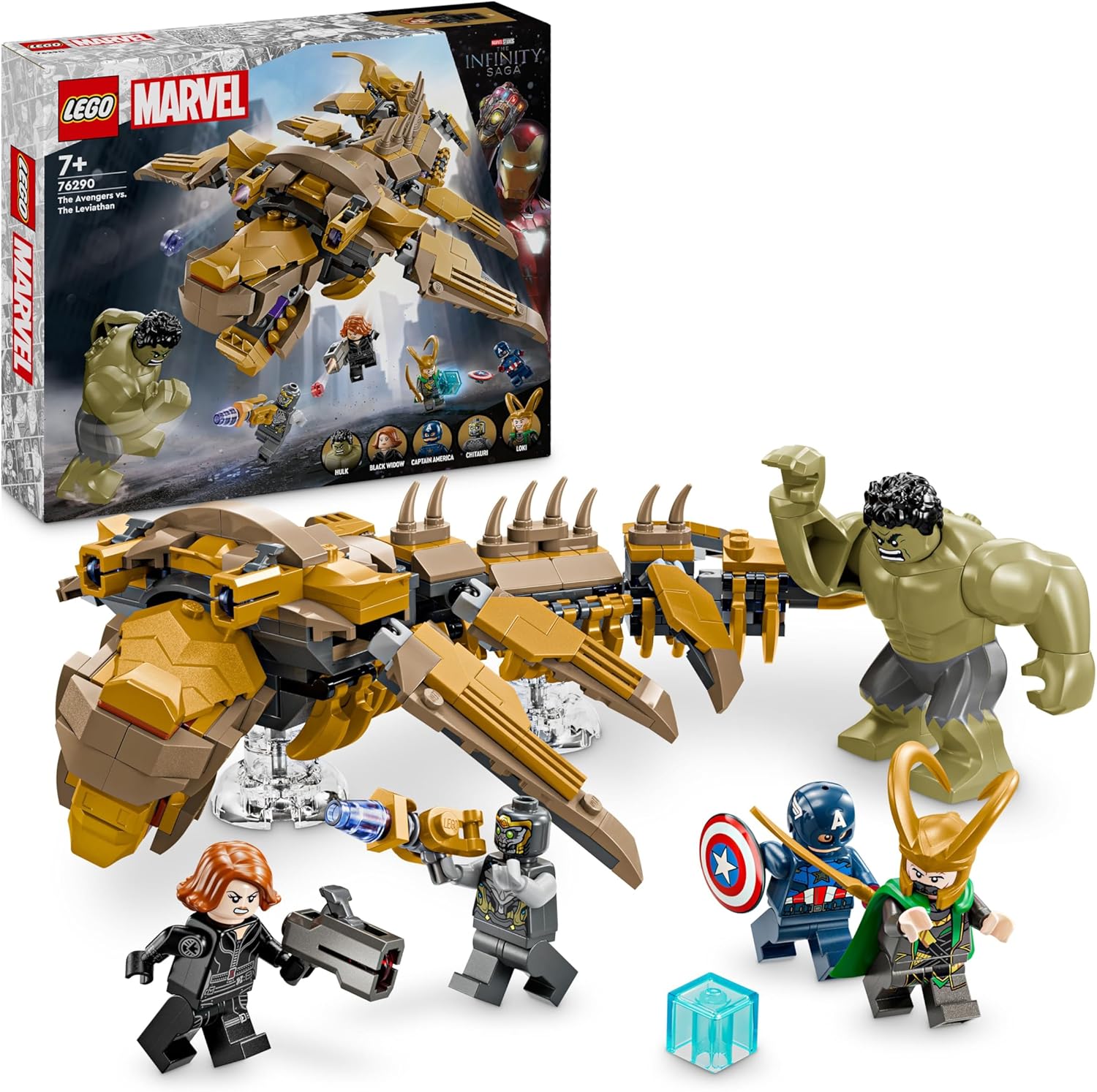 LEGO Marvel 76290 Vengadores vs Leviatán - Jordan Bricks