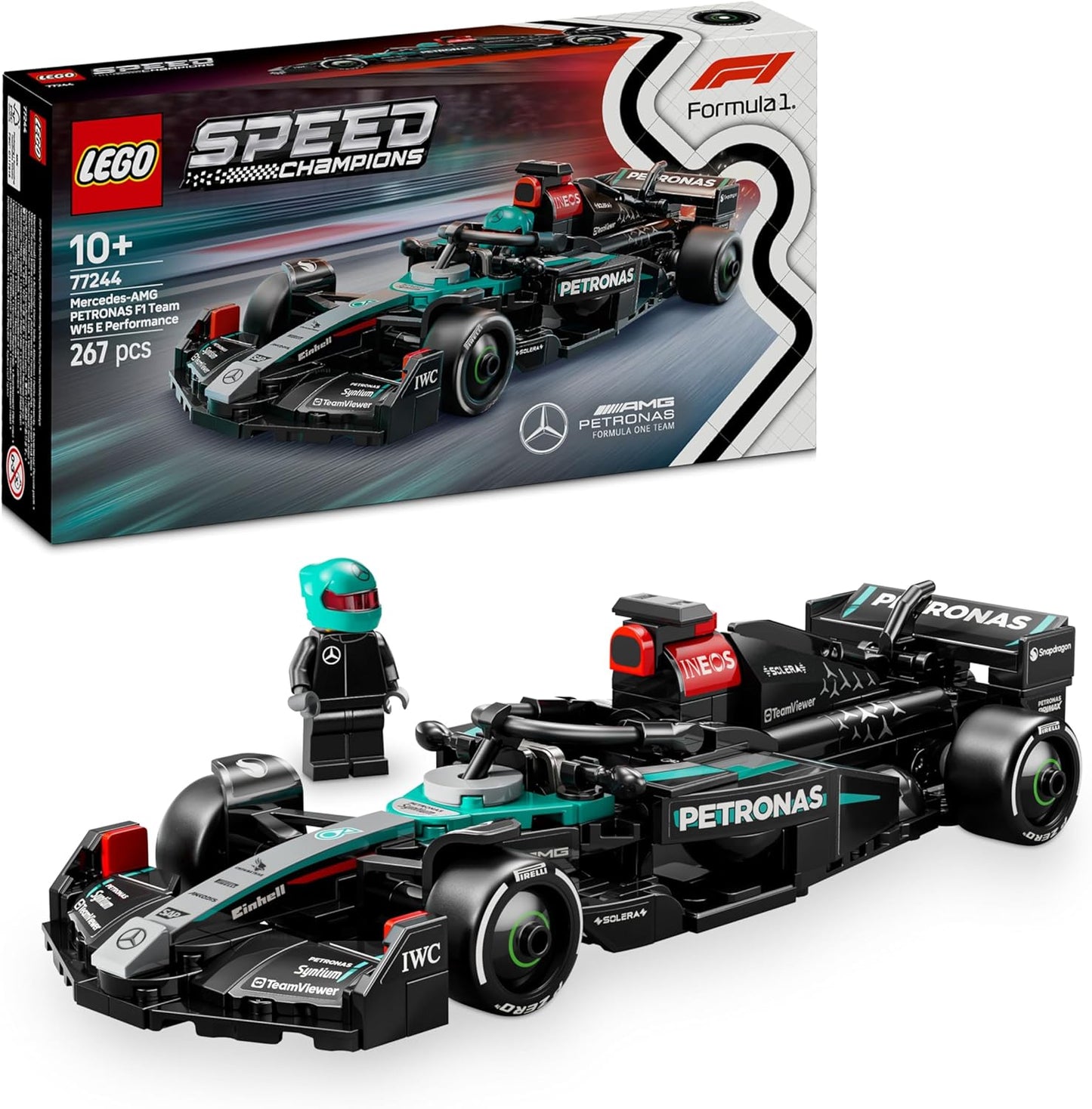 LEGO Speed Champions 77244 Coche de Carreras Mercedes-AMG F1® W15