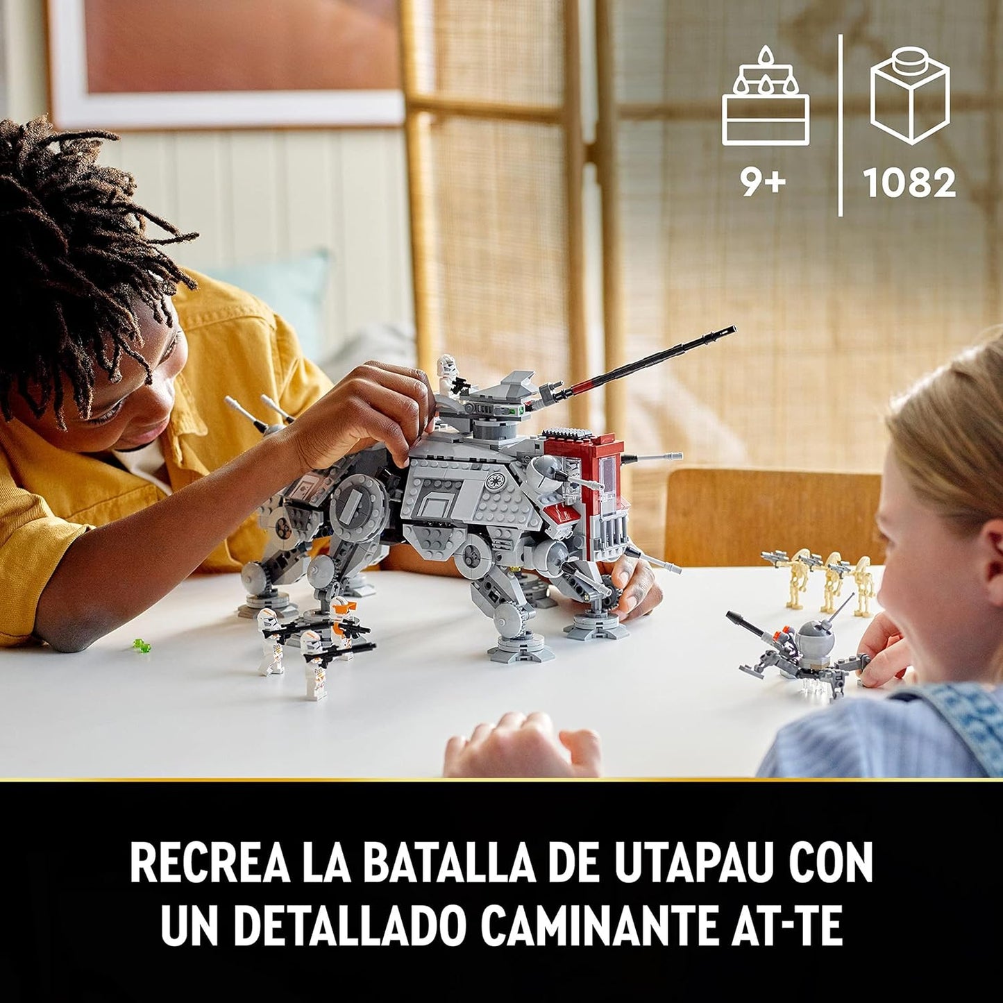 LEGO Star Wars 75337 Caminante AT-TE con Comandante Cody