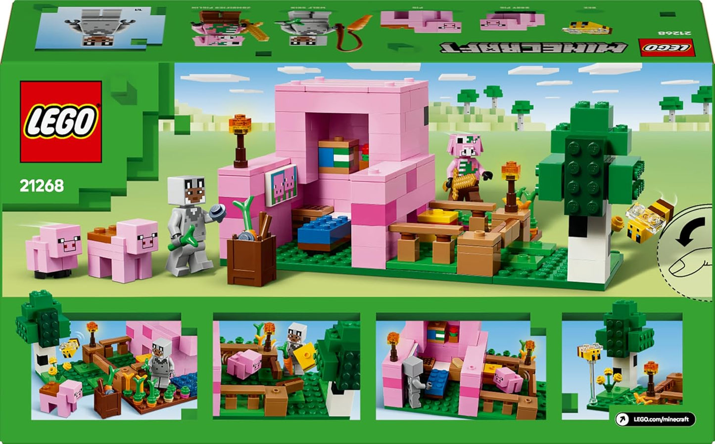 LEGO Minecraft 21268 La casa-cerdo bebe - Jordan Bricks