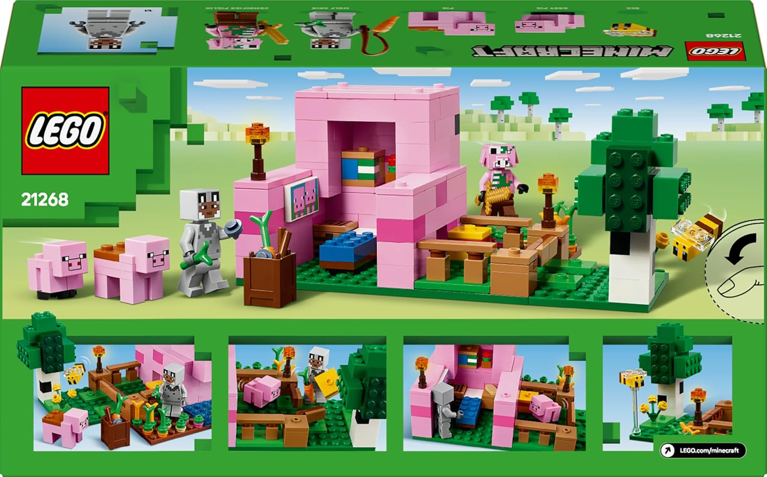LEGO Minecraft 21268 La casa-cerdo bebe - Jordan Bricks