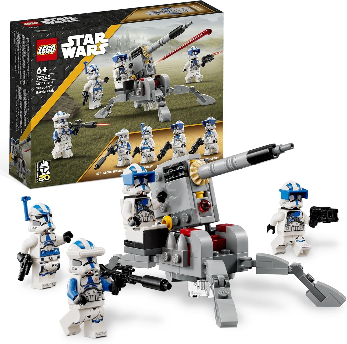 LEGO Star Wars 75345 Pack de Combate, Soldados Clon de la 501