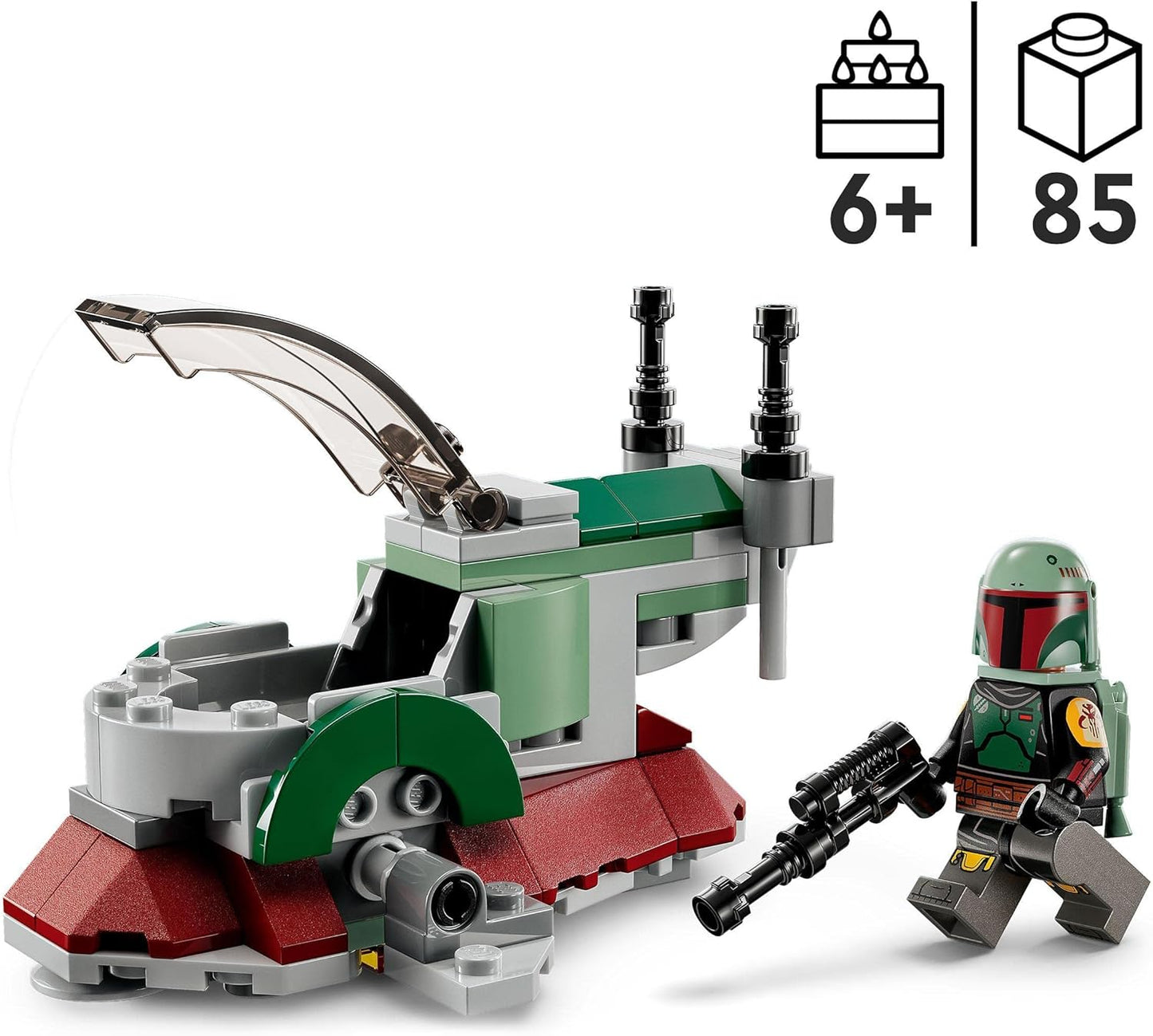 LEGO Star Wars 75344 Microfighter: Nave Estelar de Boba Fett