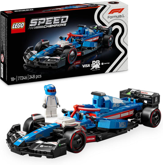 LEGO Speed Champions 77246 Coche de Carreras Visa Cash App RB VCARB 01 F1