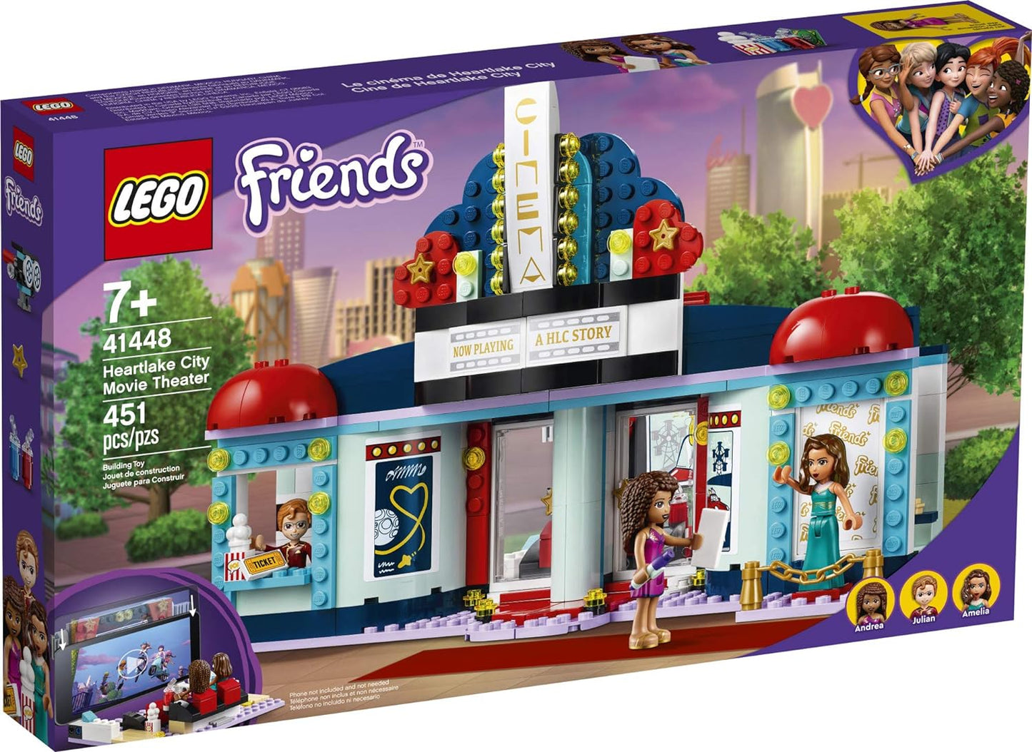 LEGO Friends 41448 Cine de Heartlake City