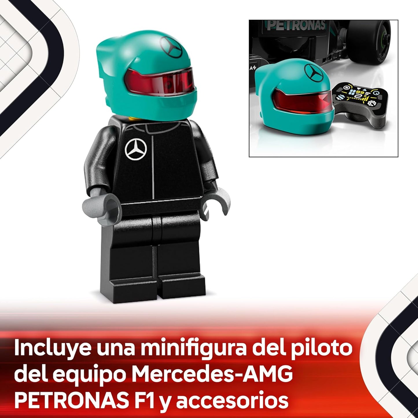 LEGO Speed Champions 77244 Coche de Carreras Mercedes-AMG F1® W15
