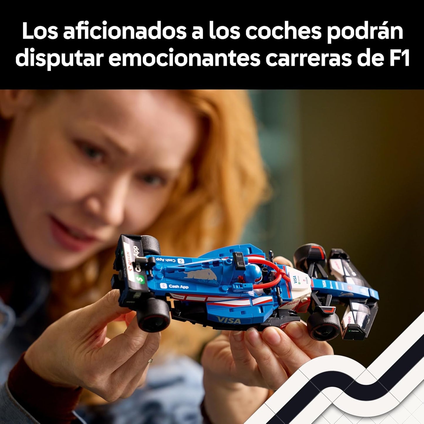 LEGO Speed Champions 77246 Coche de Carreras Visa Cash App RB VCARB 01 F1