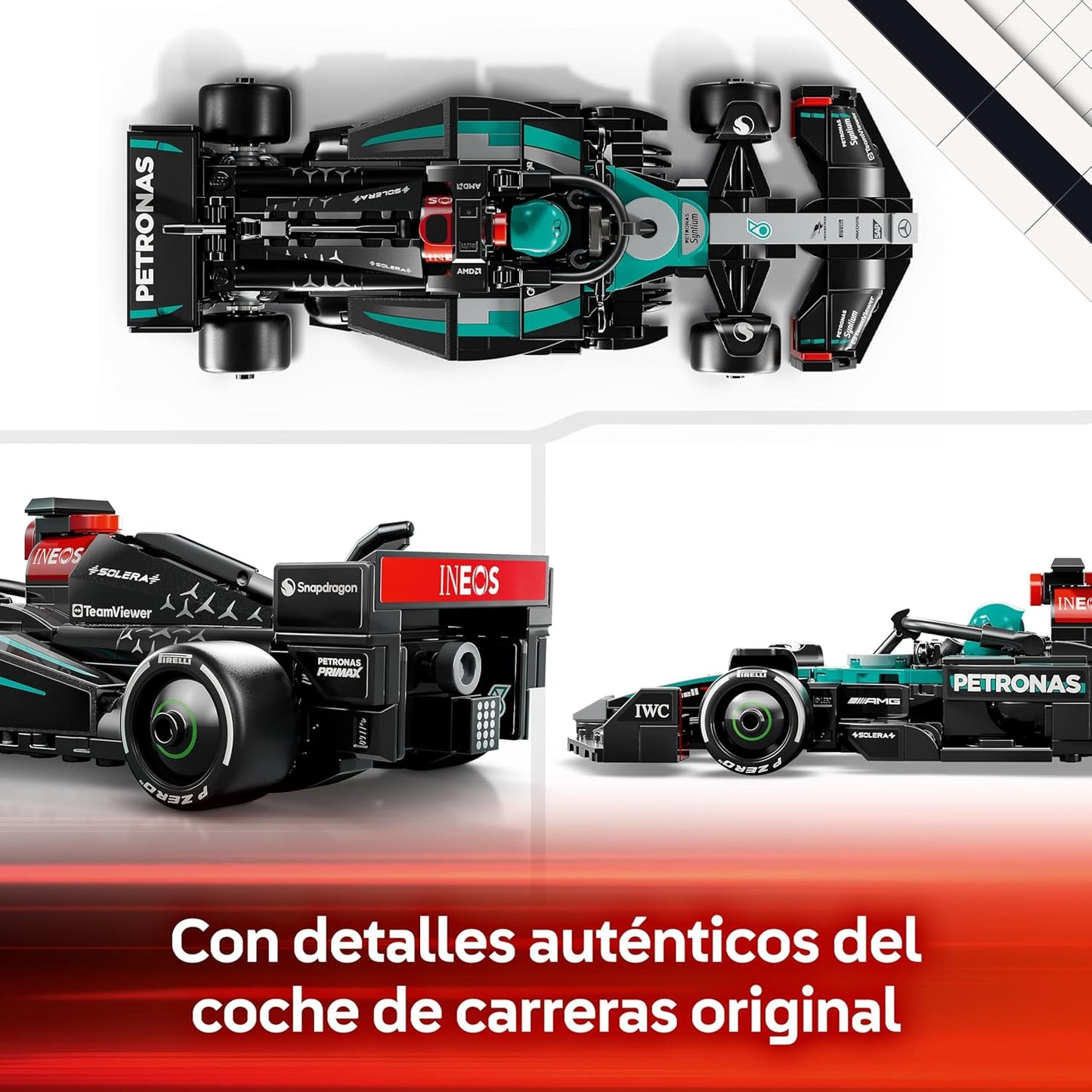 LEGO Speed Champions 77244 Coche de Carreras Mercedes-AMG F1® W15