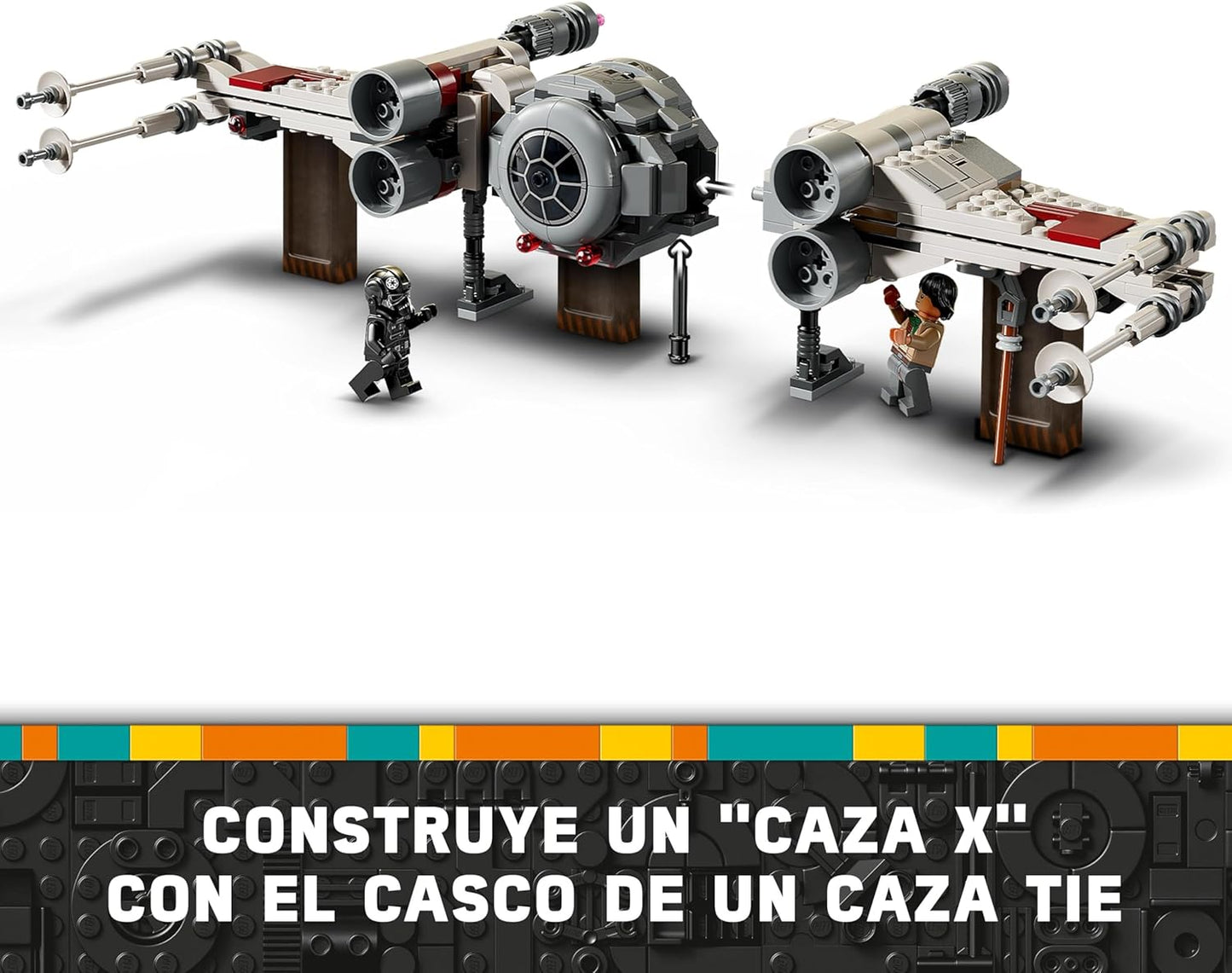 LEGO Star Wars 75393 Caza TIE y Ala-X Fusionados