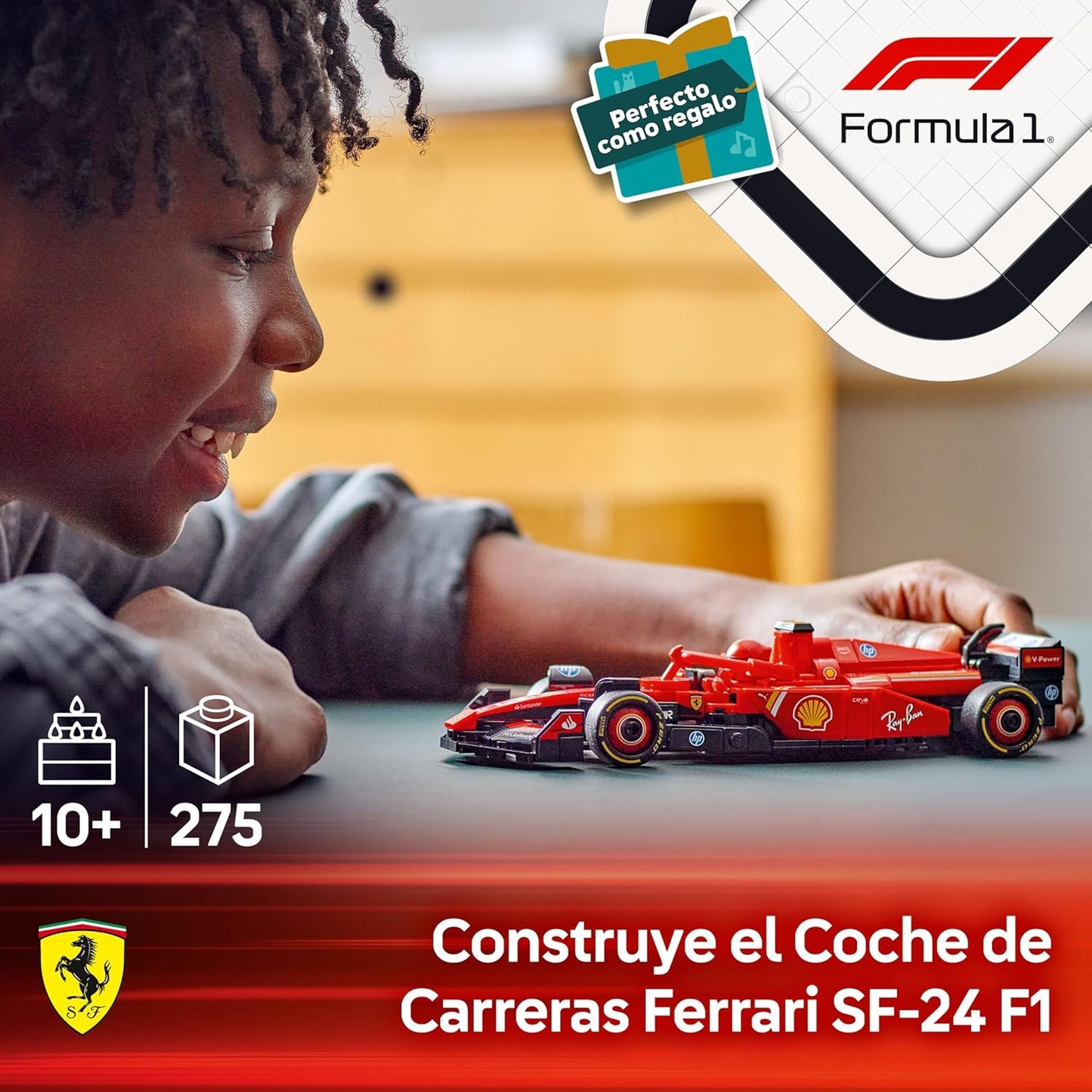 LEGO SPEED CHAMPIONS 77242 Coche de Carreras Ferrari SF-24 F1