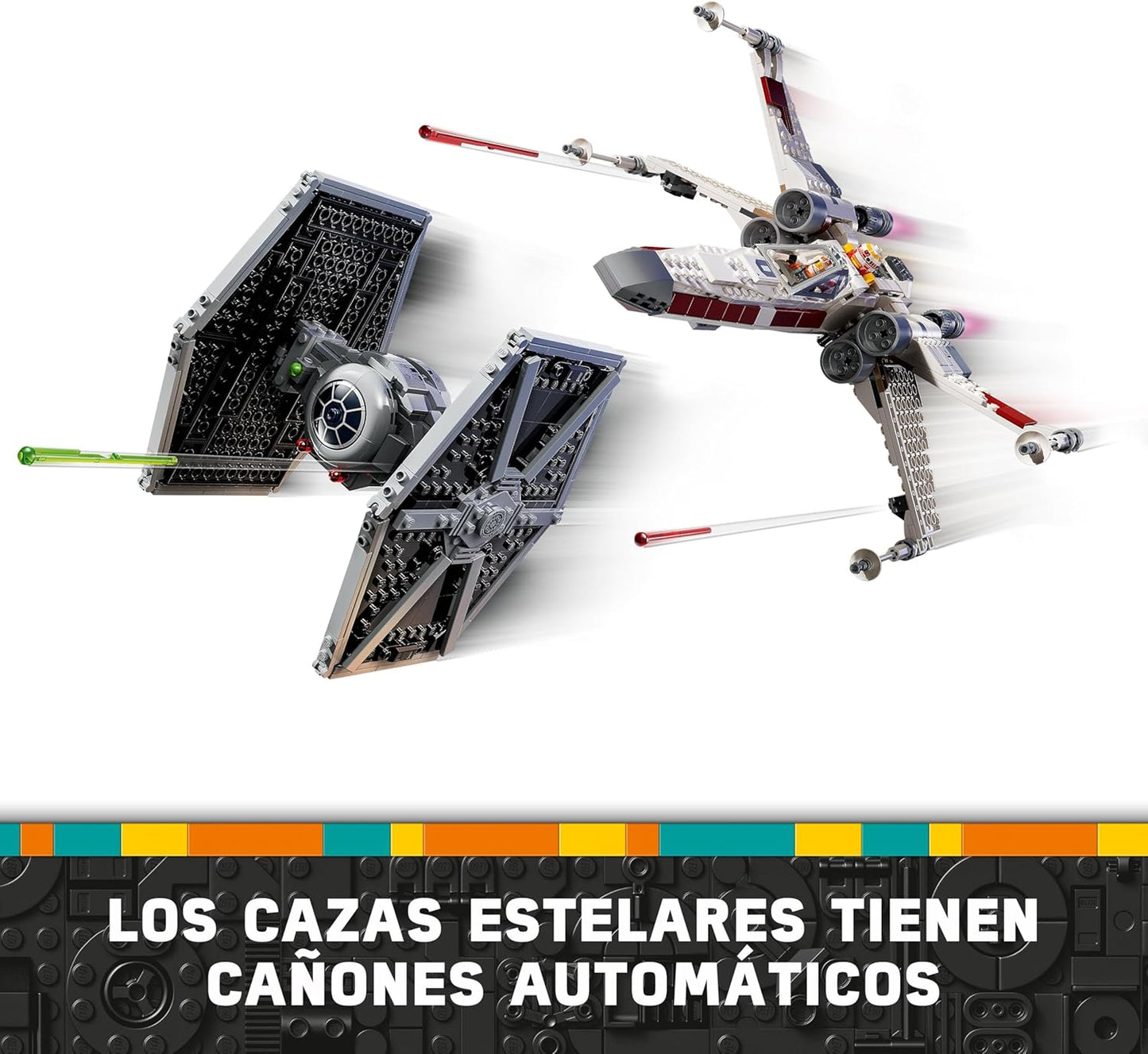 LEGO Star Wars 75393 Caza TIE y Ala-X Fusionados