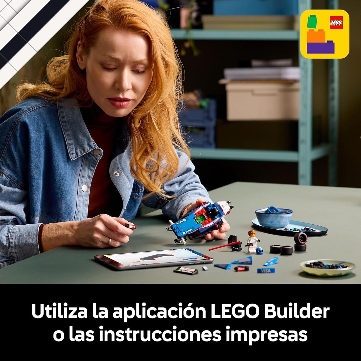 LEGO Speed Champions 77246 Coche de Carreras Visa Cash App RB VCARB 01 F1