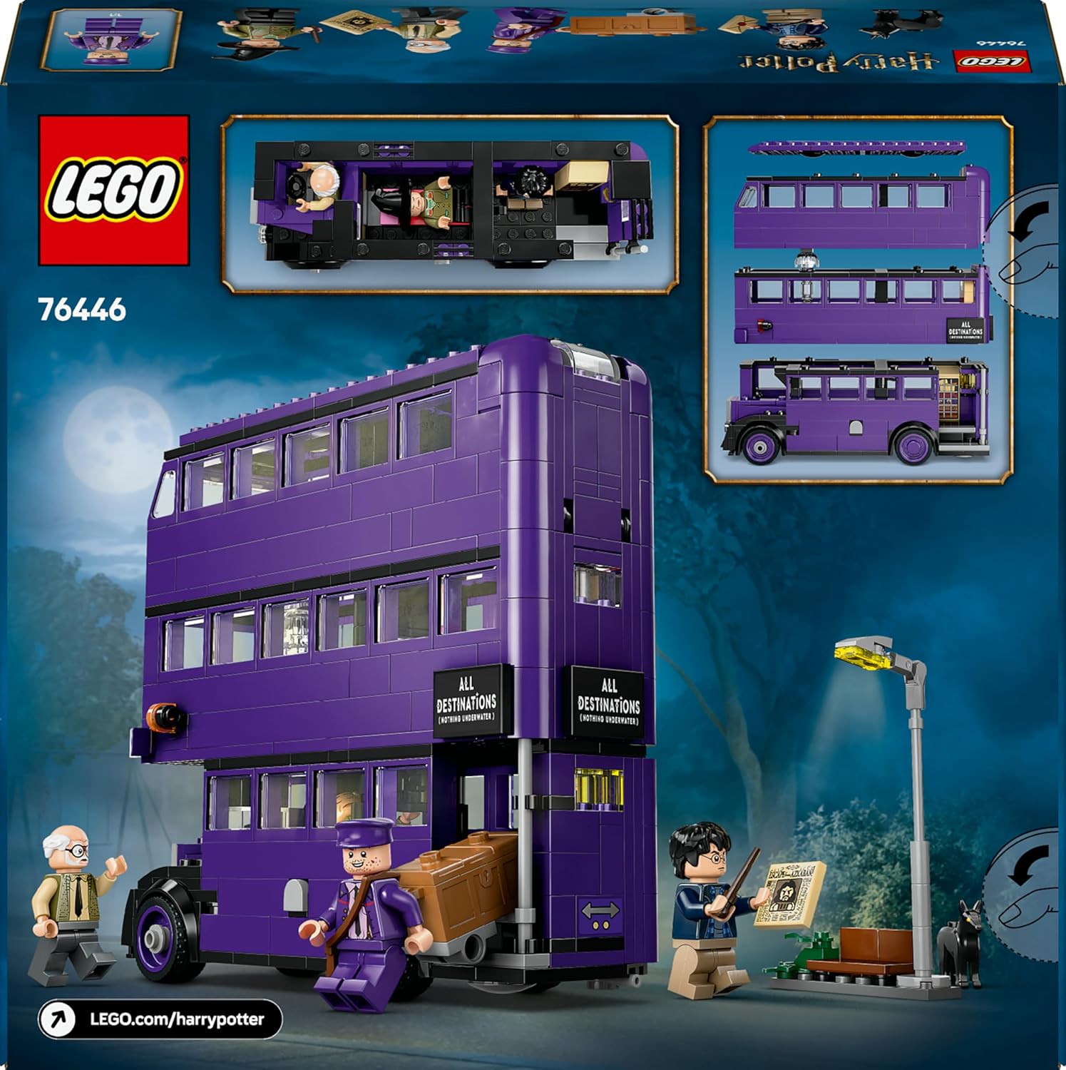 LEGO Harry Potter 76446 Aventura en el autobús noctábulo - Jordan Bricks