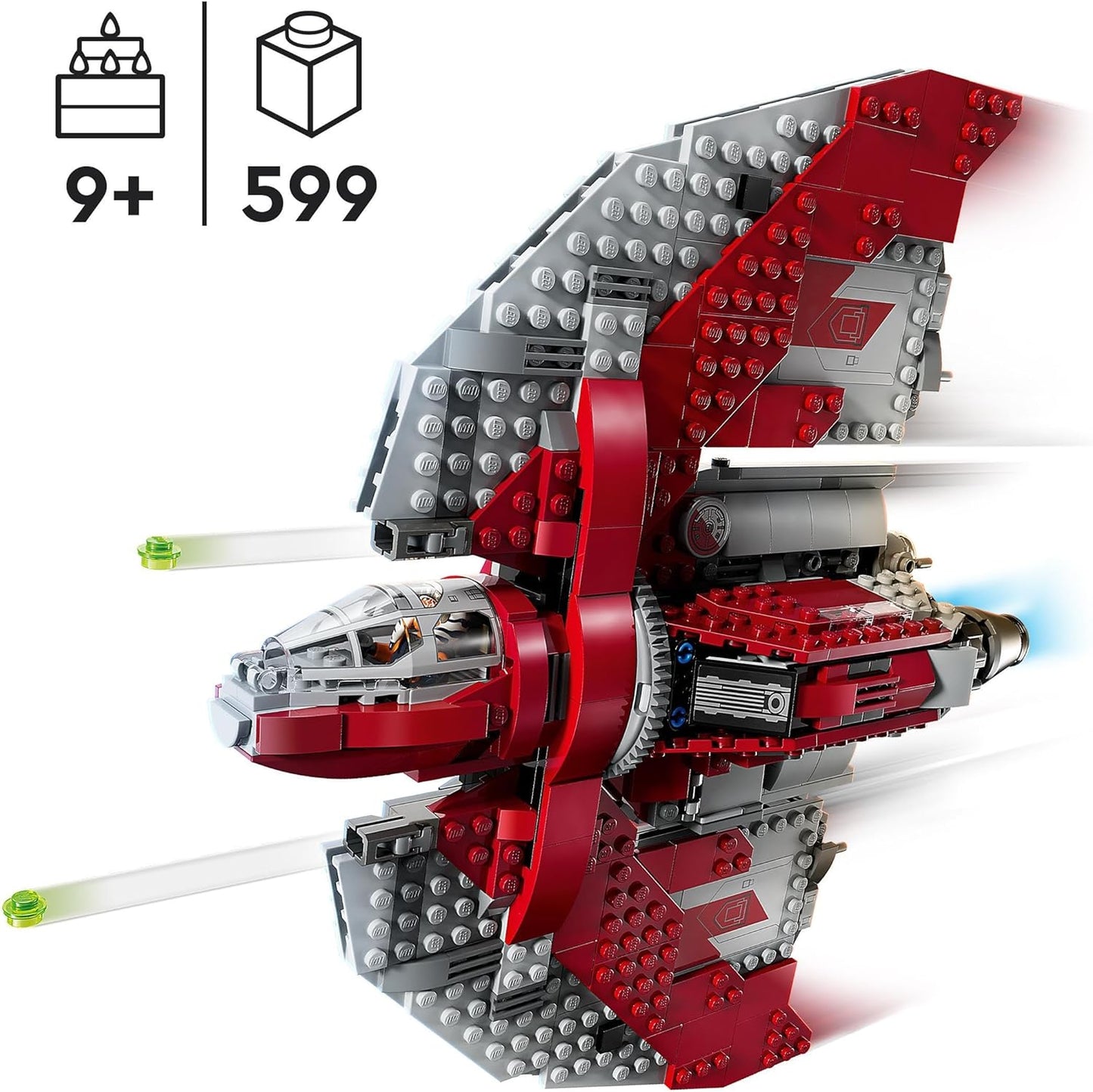 LEGO Star Wars 75362 Lanzadera Jedi T-6 de Ahsoka Tano Nave Estelar