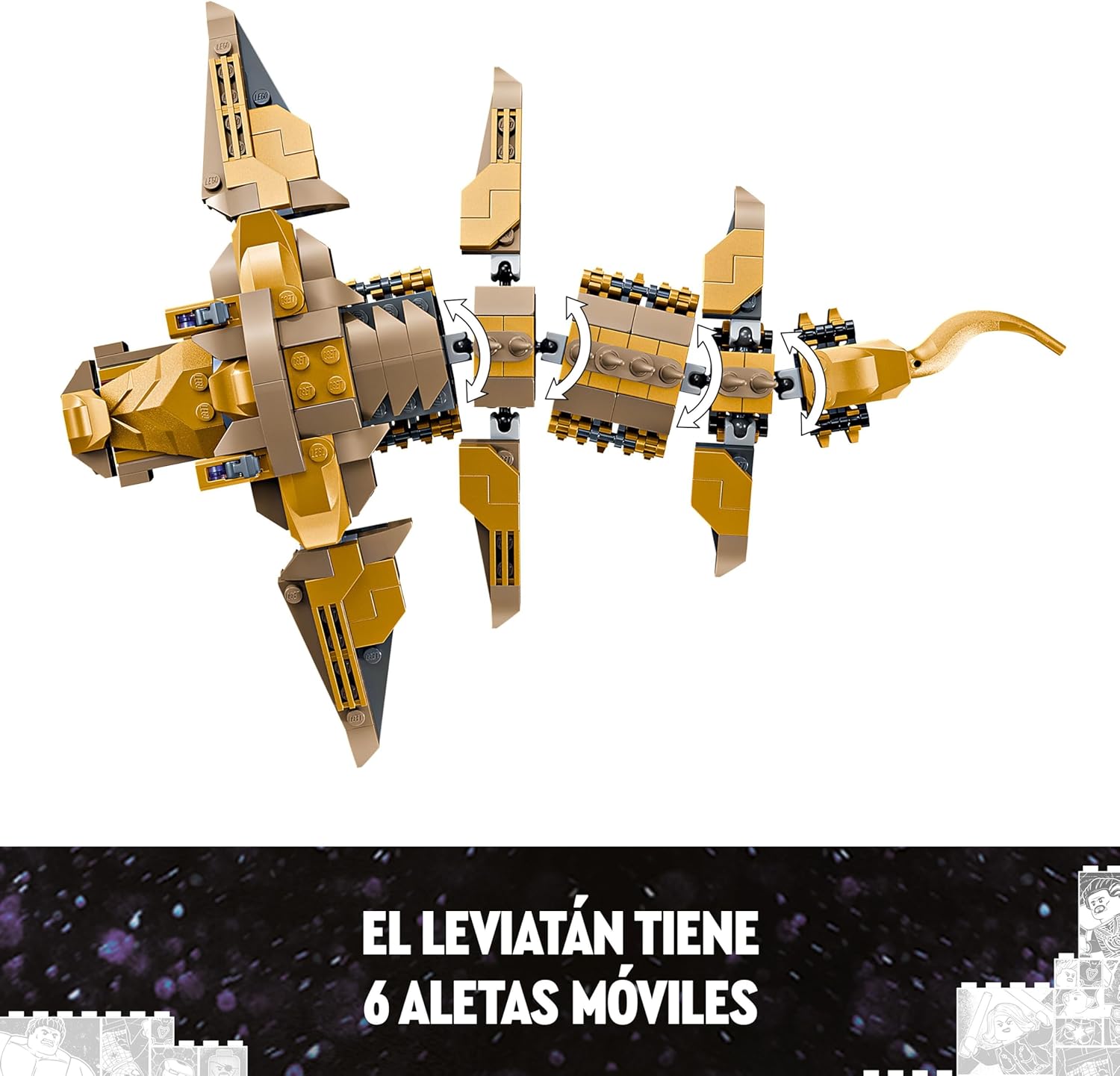 LEGO Marvel 76290 Vengadores vs Leviatán - Jordan Bricks