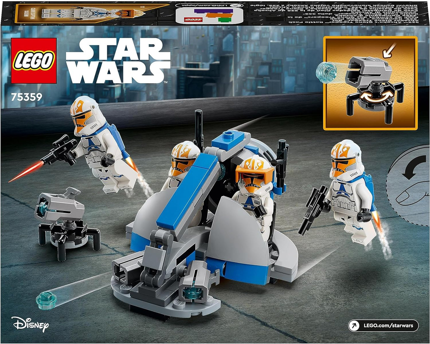 LEGO Star Wars 75359 Pack de Combate: Soldados Clon de la 332 de Ahsoka