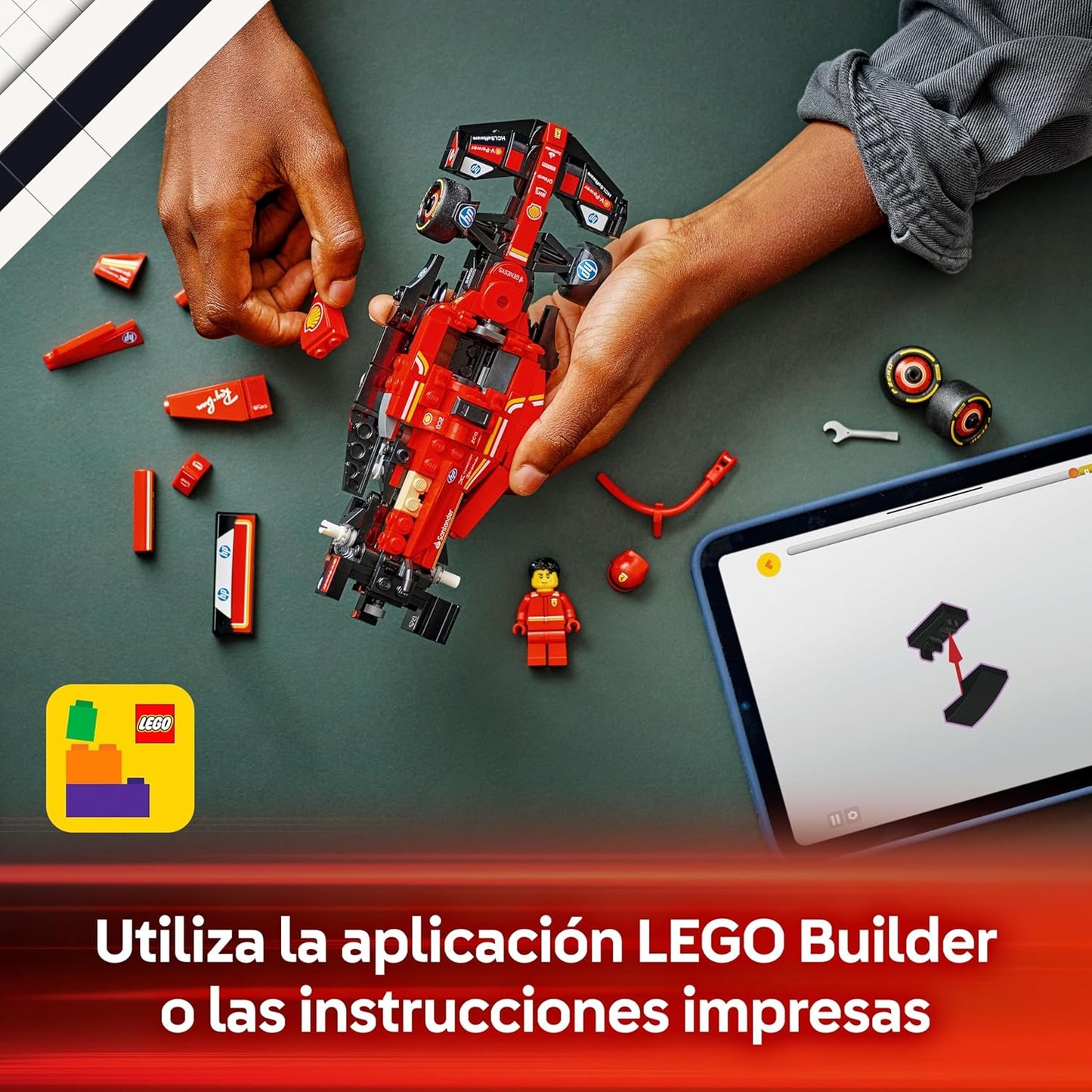 LEGO SPEED CHAMPIONS 77242 Coche de Carreras Ferrari SF-24 F1