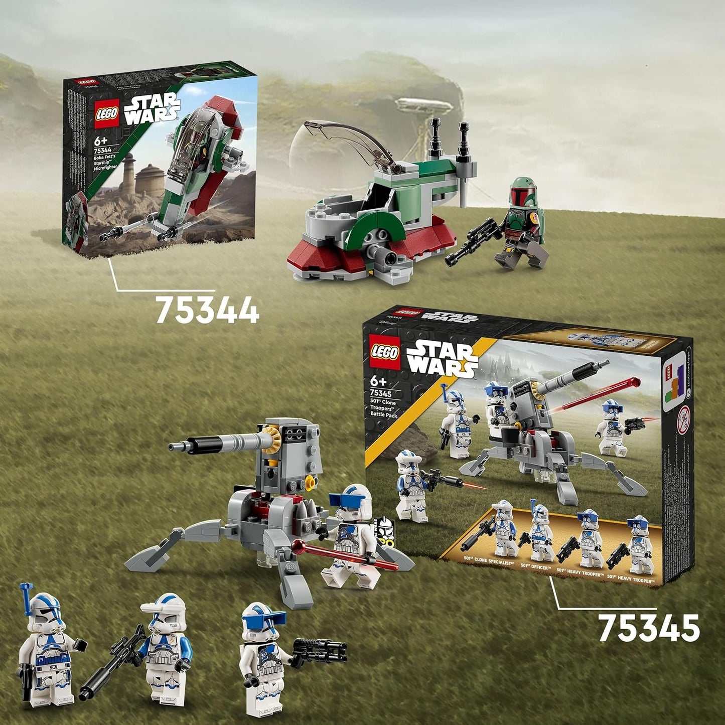 LEGO Star Wars 75345 Pack de Combate, Soldados Clon de la 501