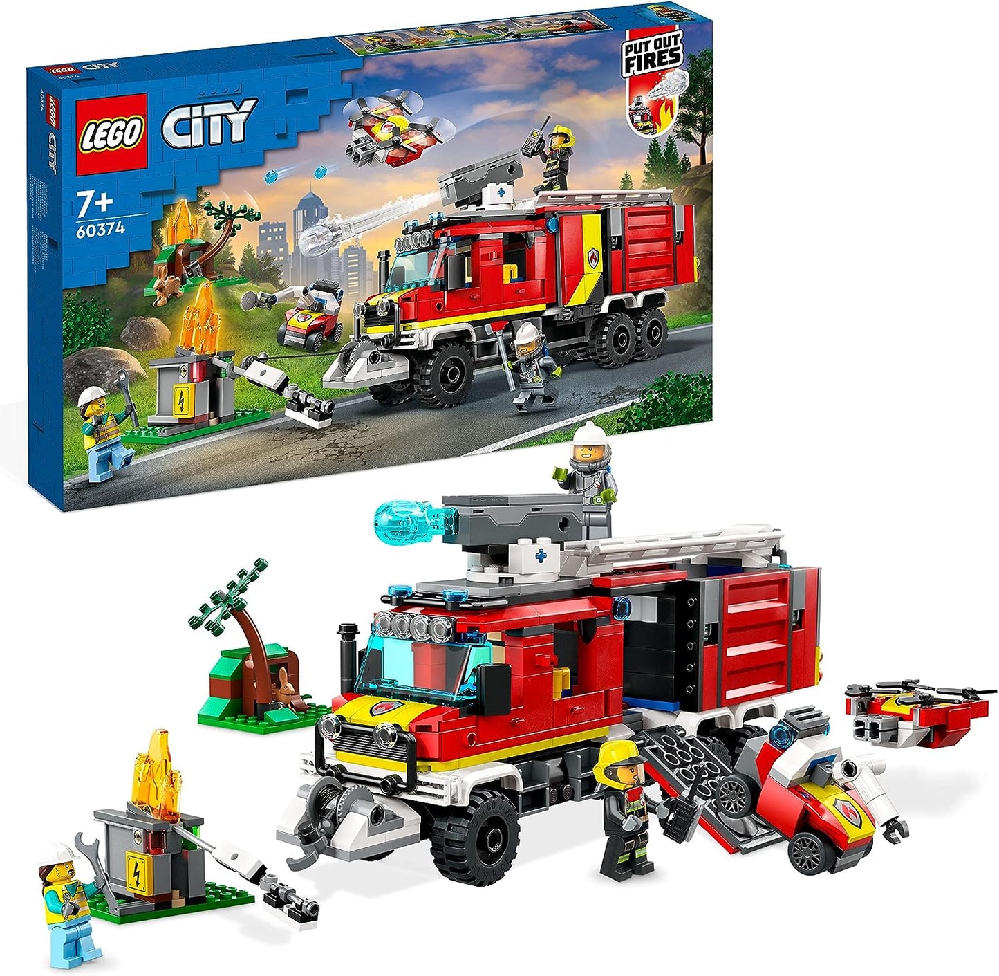 LEGO City 60374 Unidad Móvil de Control de Incendios