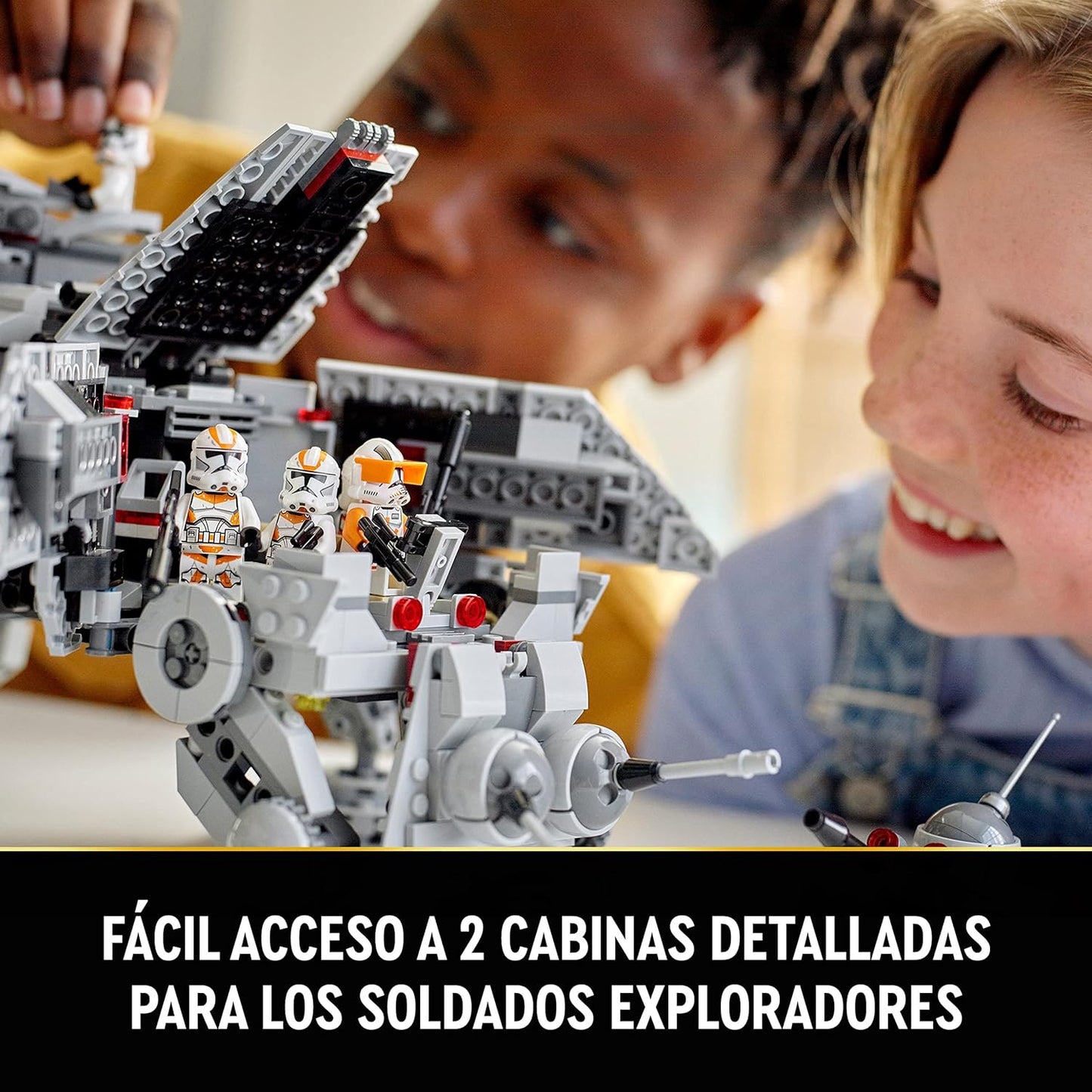 LEGO Star Wars 75337 Caminante AT-TE con Comandante Cody