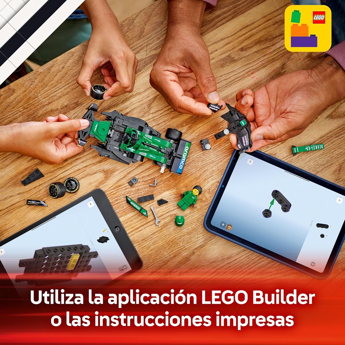 LEGO Speed Champions 77245 Coche de Carreras Aston Martin Aramco F1® AMR24