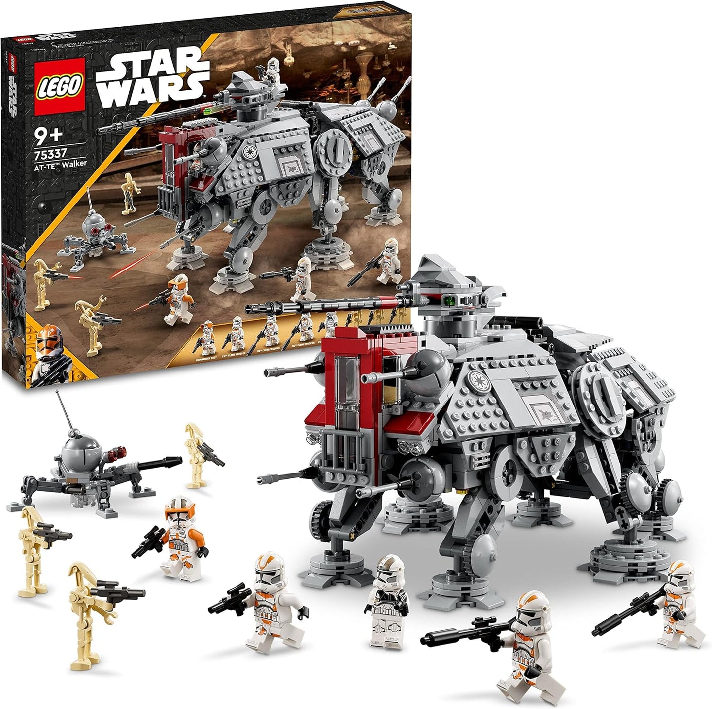 LEGO Star Wars 75337 Caminante AT-TE con Comandante Cody