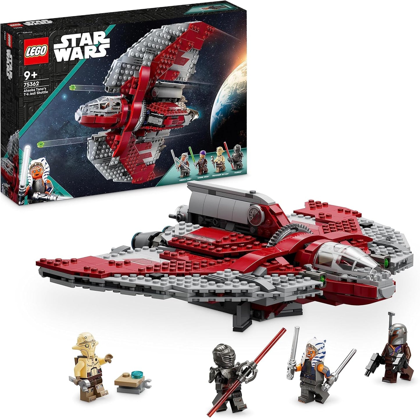 LEGO Star Wars 75362 Lanzadera Jedi T-6 de Ahsoka Tano Nave Estelar