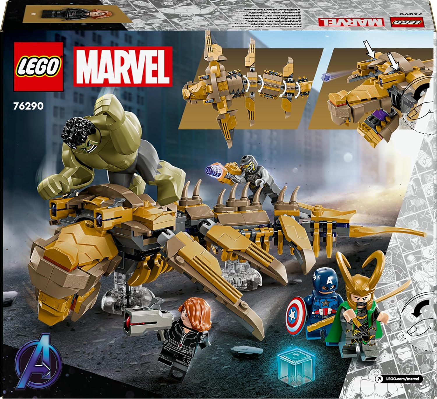 LEGO Marvel 76290 Vengadores vs Leviatán - Jordan Bricks